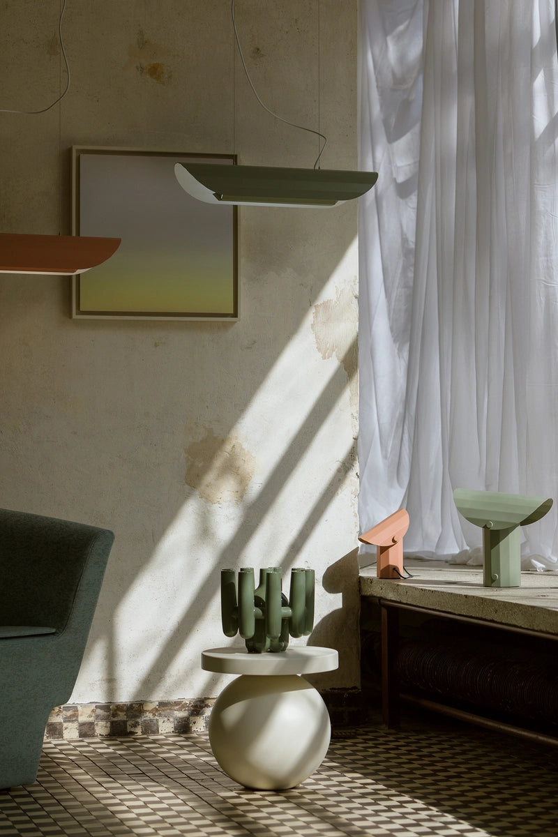 Tischlampe APOLIN salbeigrün