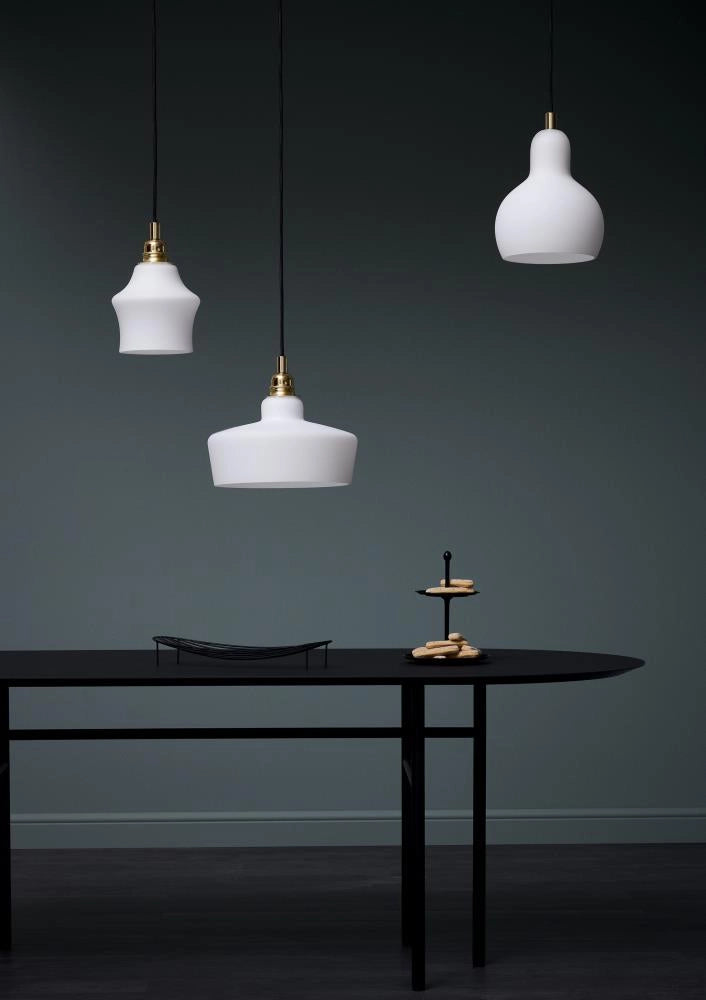 Lampa wisząca LONGIS WHITE I biały ze złotym