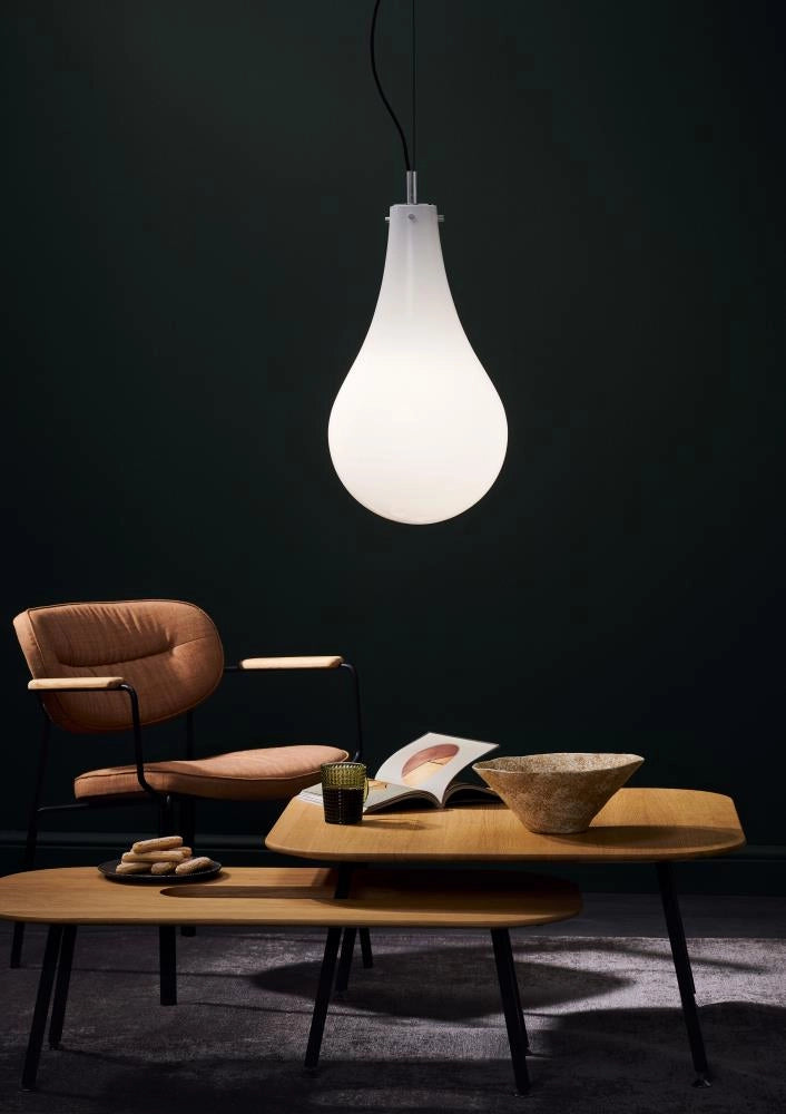 Lampa wisząca STILLA biały ze złotym wykończeniem