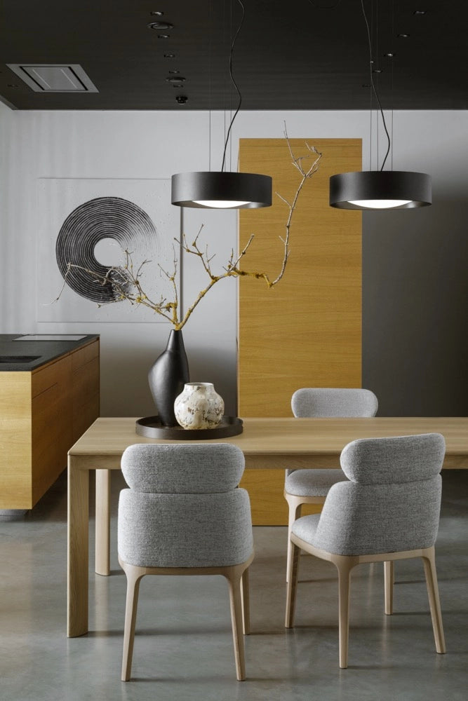 Lampa wisząca VERO czarny z czarnym środkiem