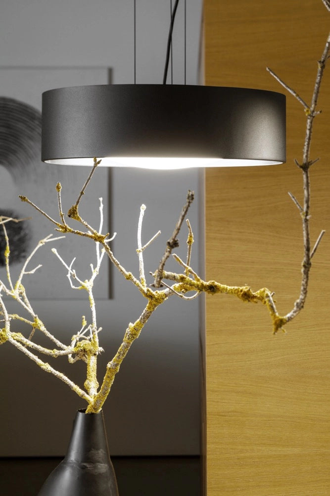 Lampa wisząca VERO czarny z czarnym środkiem