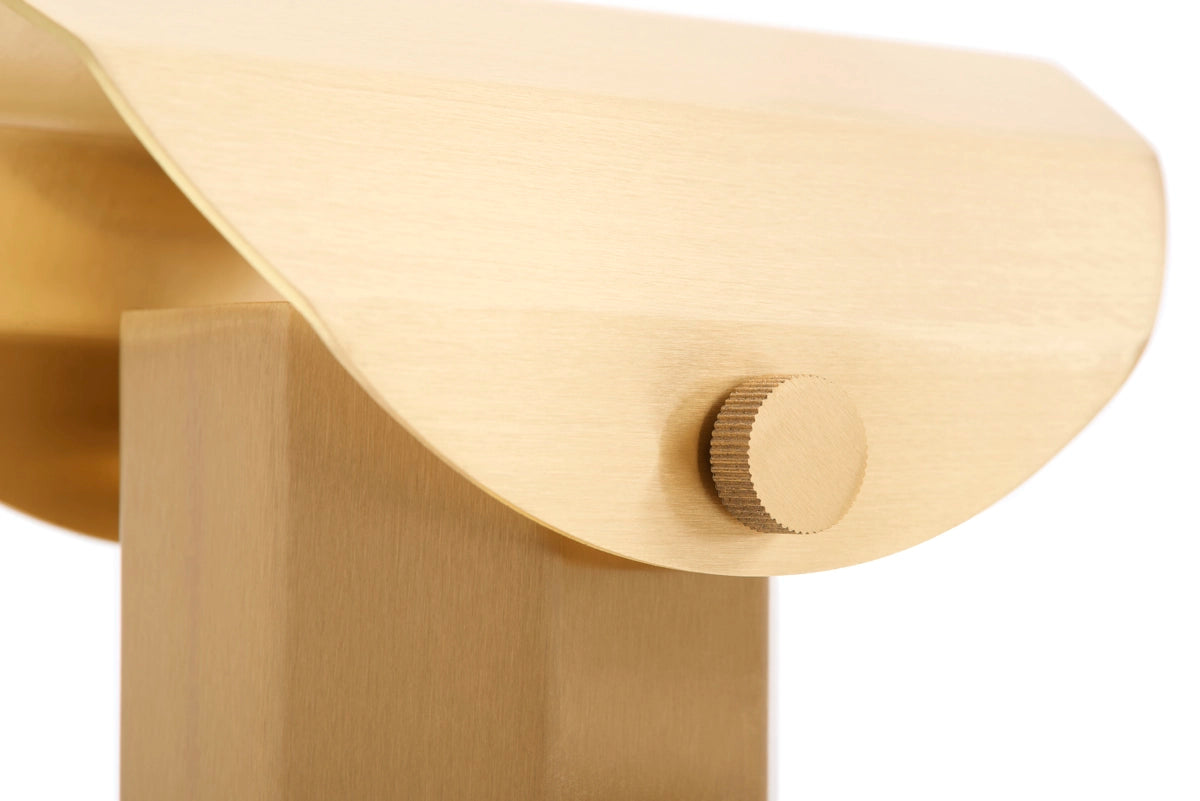 Tragbare Lampe APOLIN gebürstetes Messing