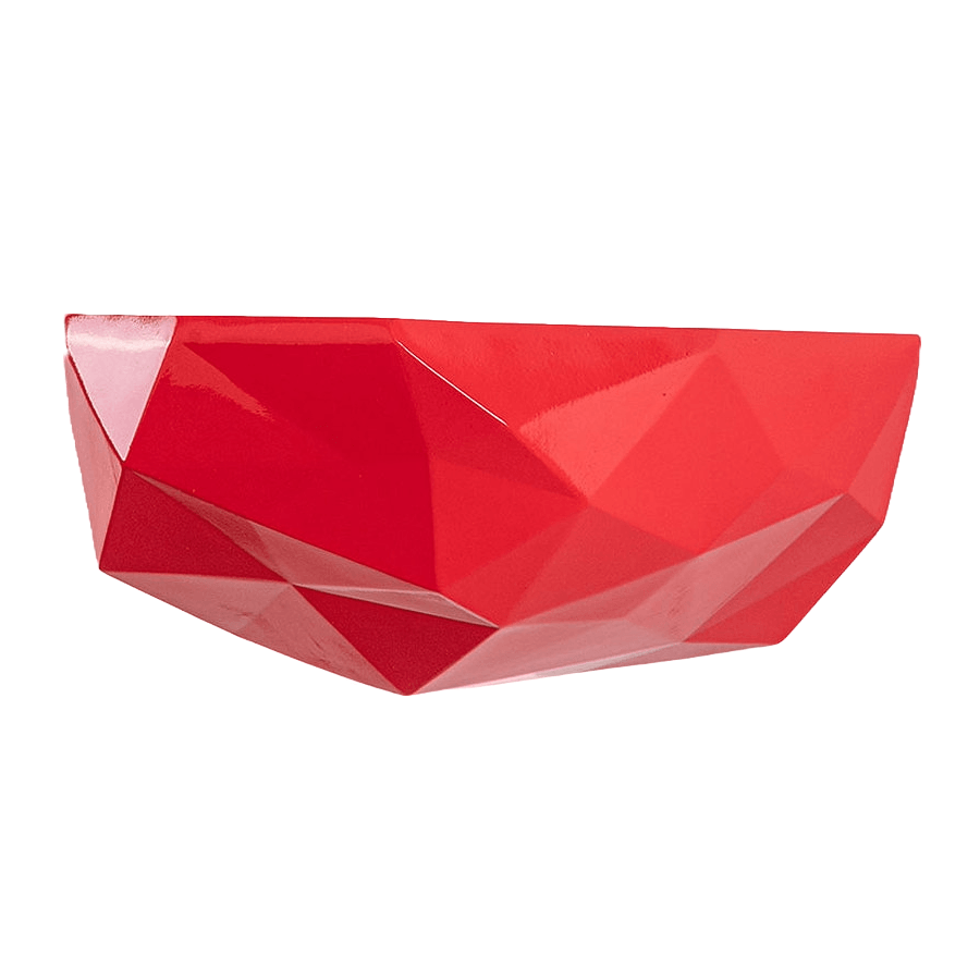 Półka SPACE ROCKS czerwony Seletti 22 cm Eye on Design