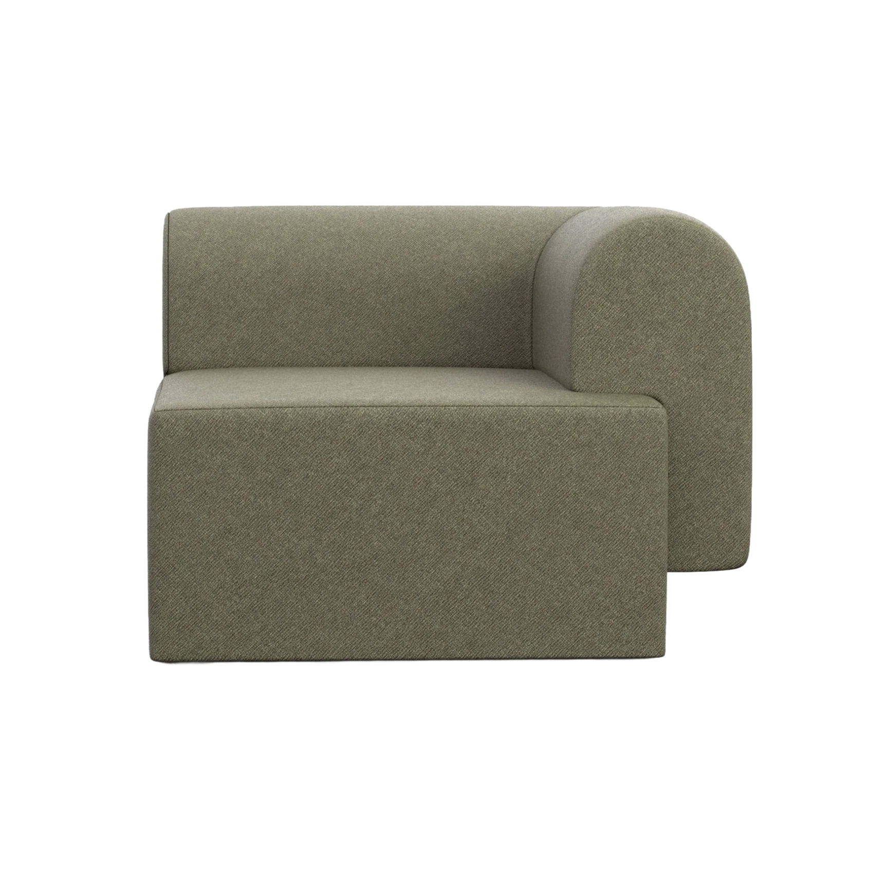 TORI modular sofa - right-side module green