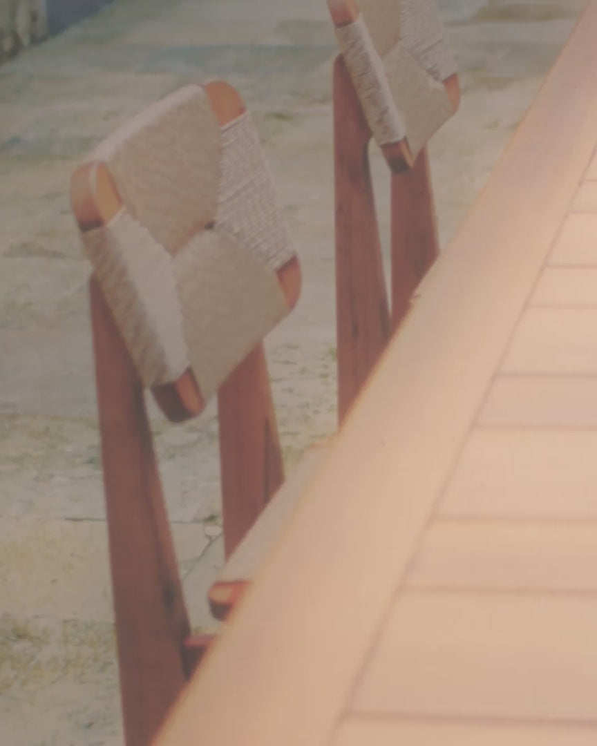 C-CHAIR garden chair made of teak wood