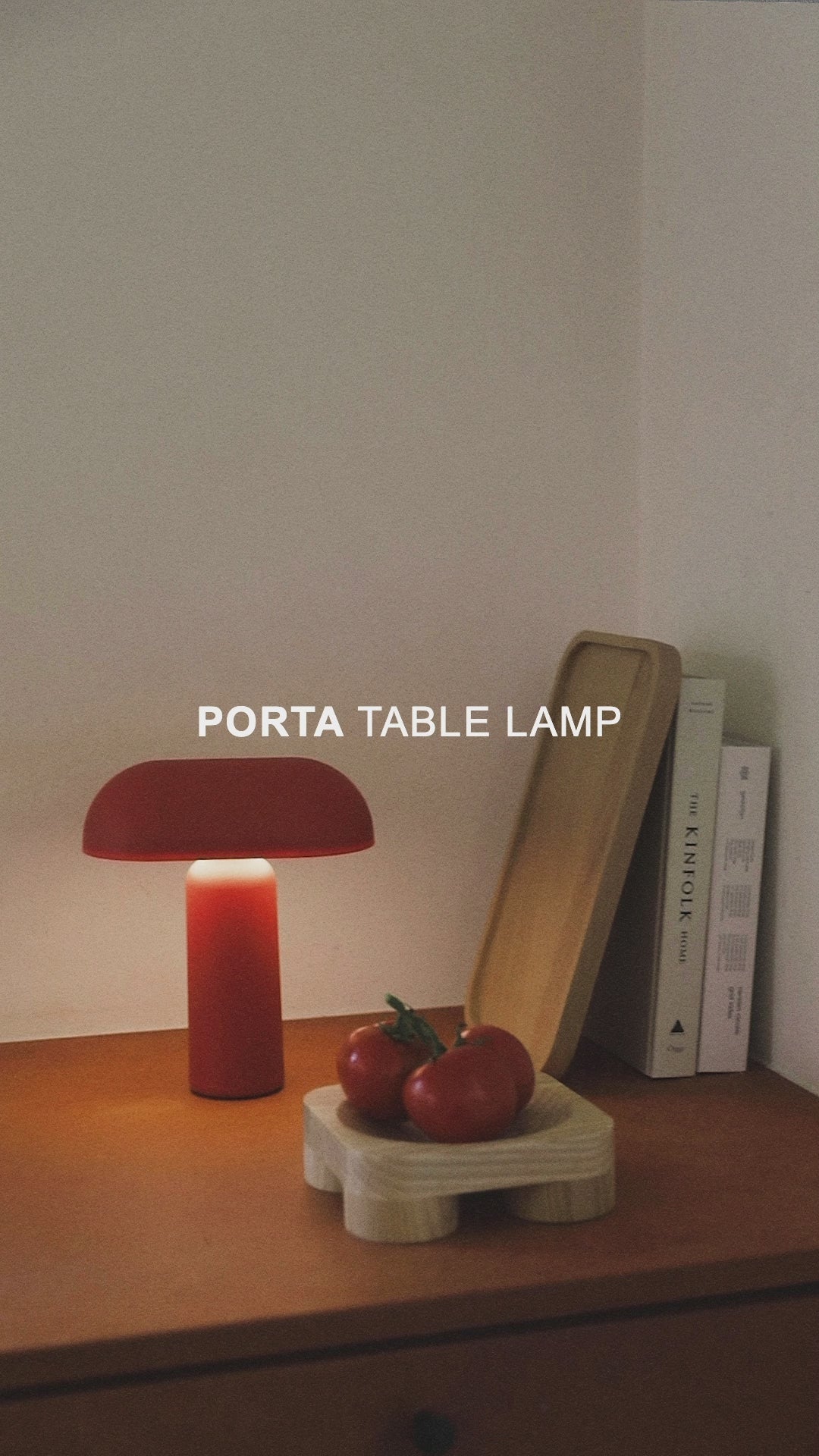 Lampa przenośna PORTA czerwony