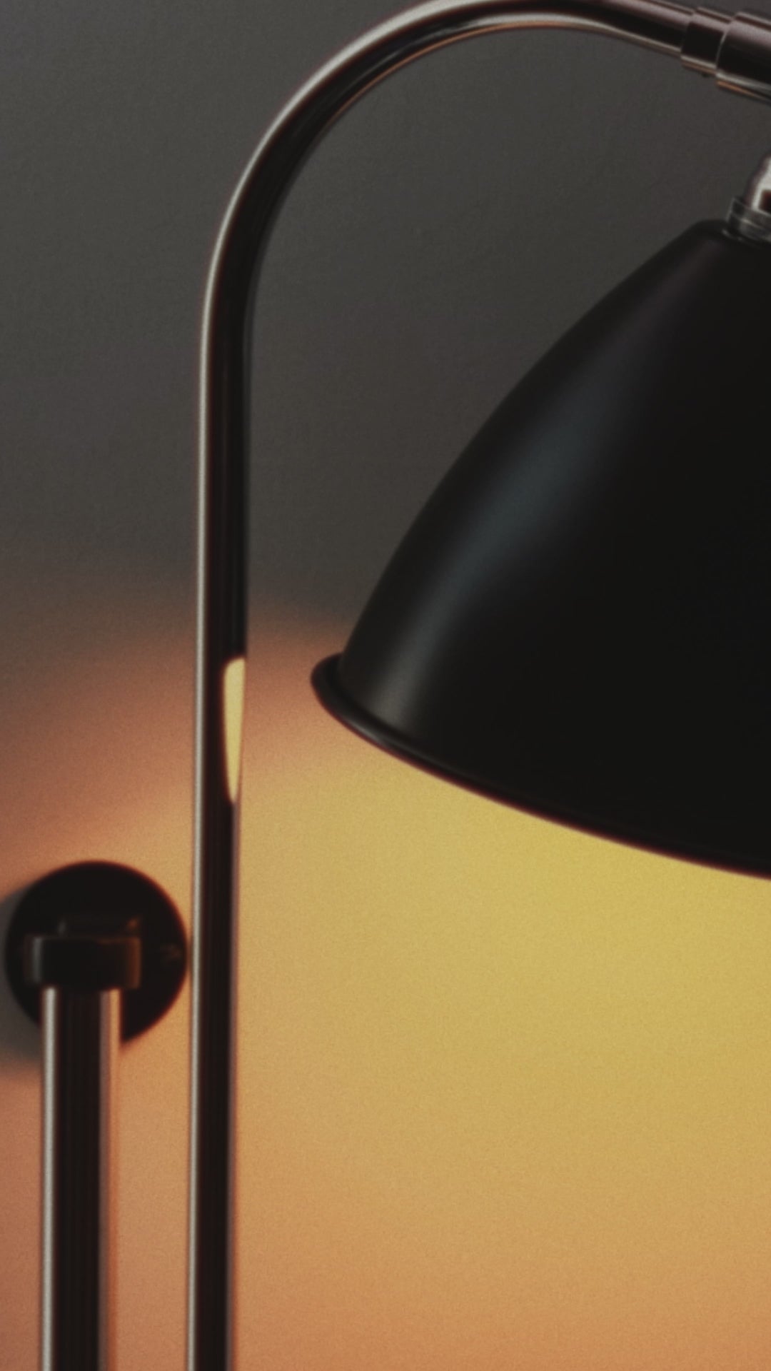 BESTLITE BL5 Wall Lamp in Brass with Cream Shade
