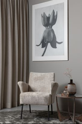 Muse beige armchair