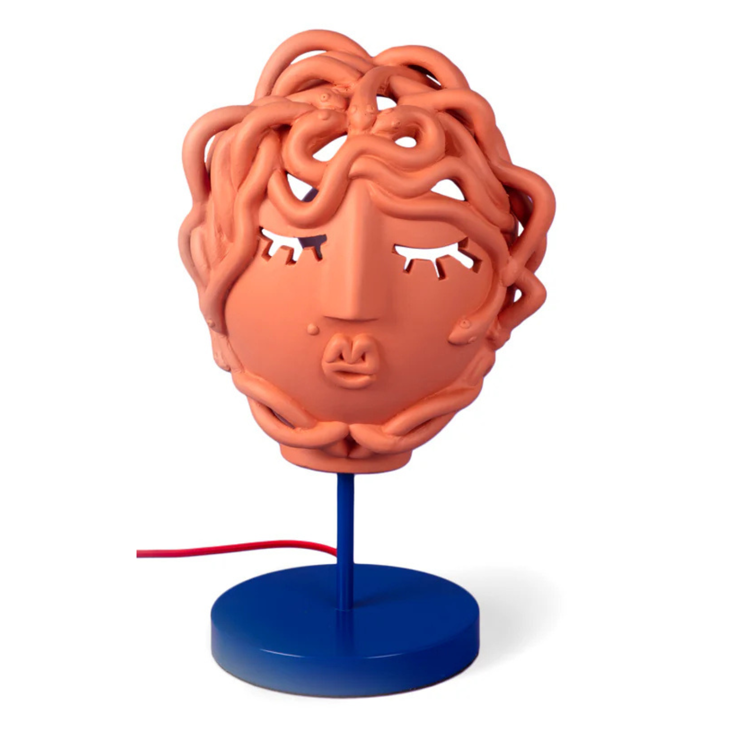 Lampa stołowa MAGNA GRAECIA - MEDUSA terakota