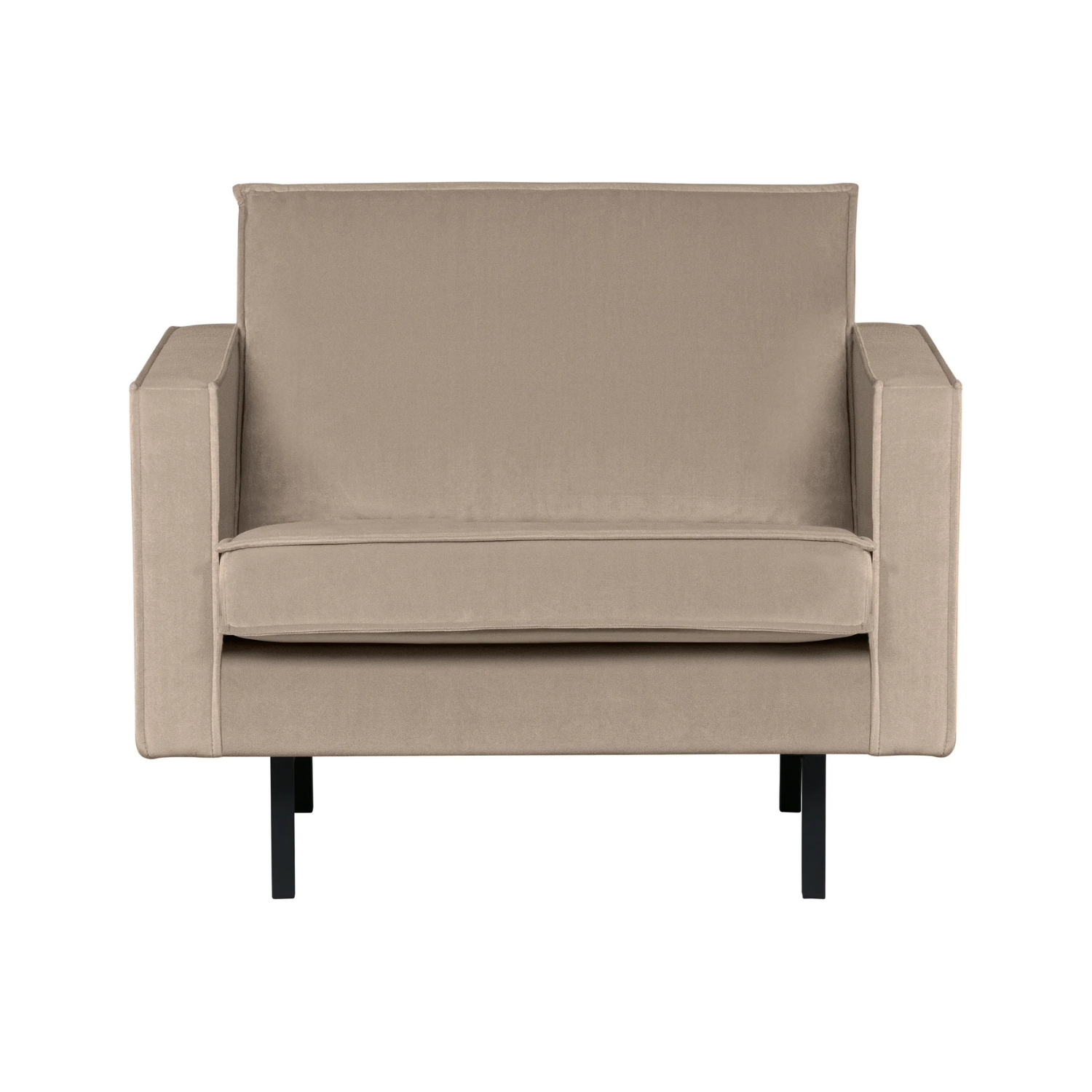 Fotel aksamitny RODEO khaki