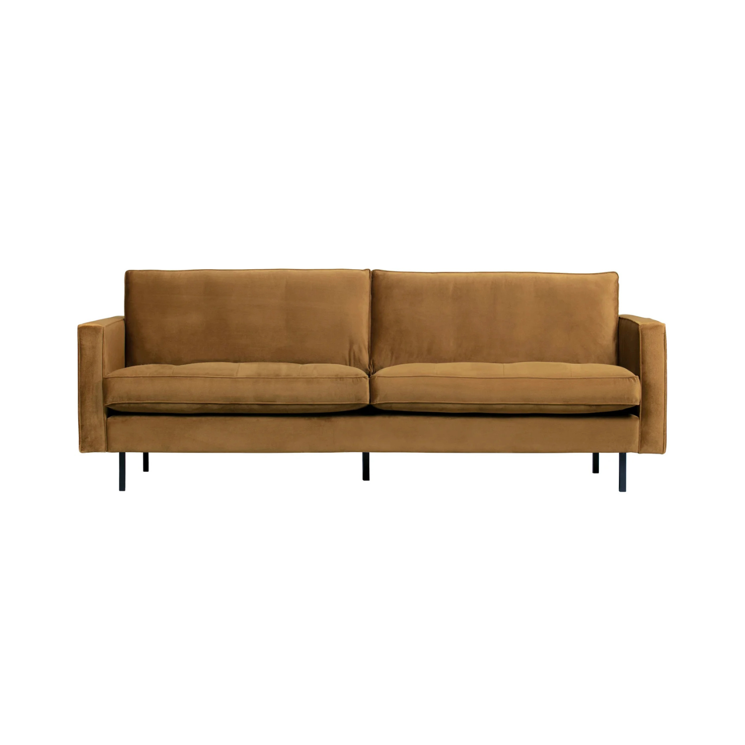 Sofa aksamitna 2,5-osobowa RODEO CLASSIC miodowy