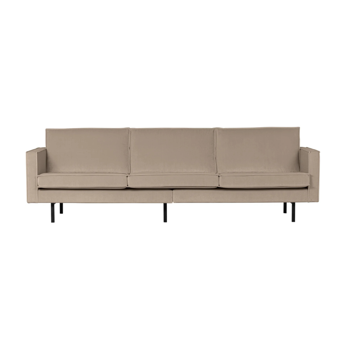 Sofa aksamitna 3-osobowa RODEO khaki