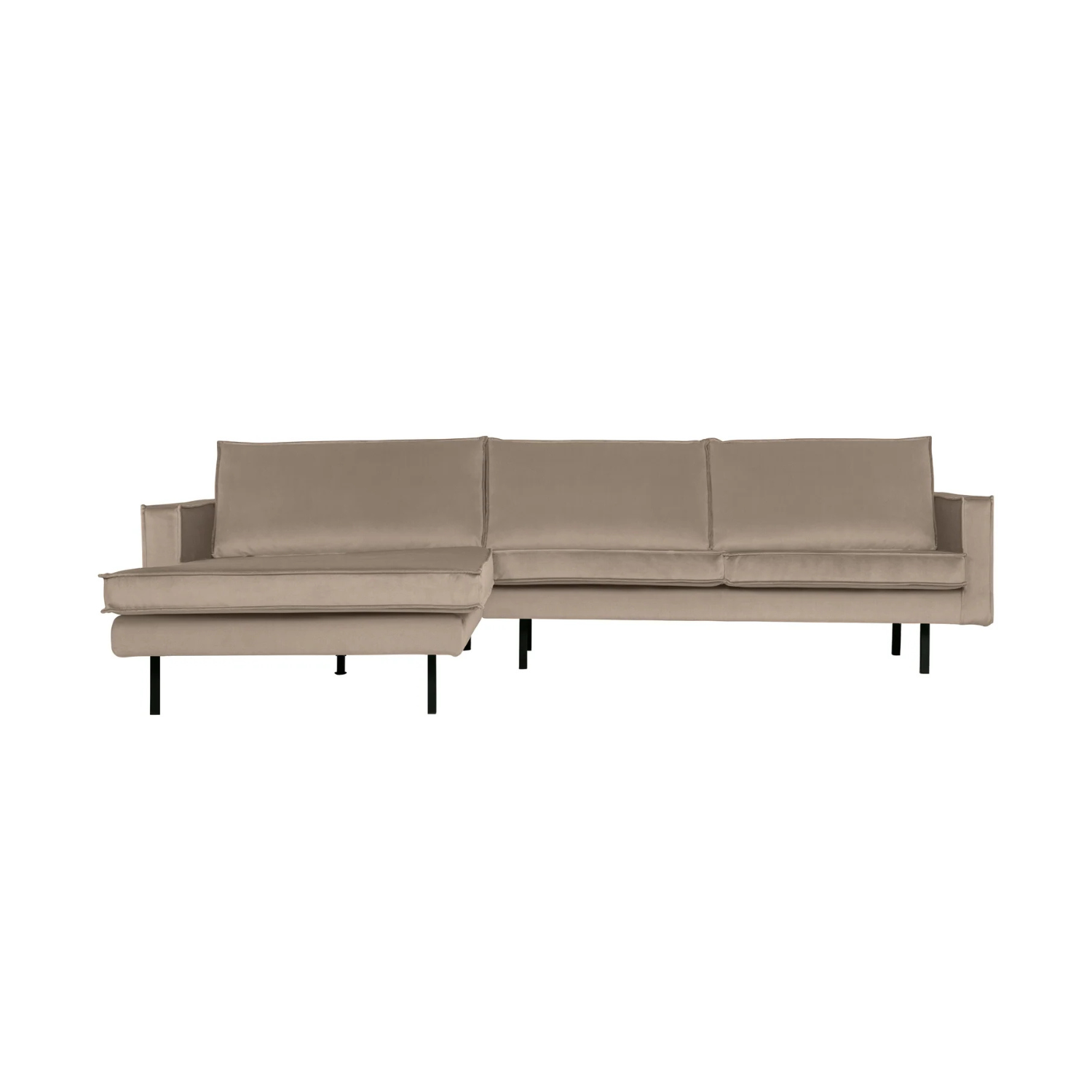 Left -hand corner velvet rodeo khaki