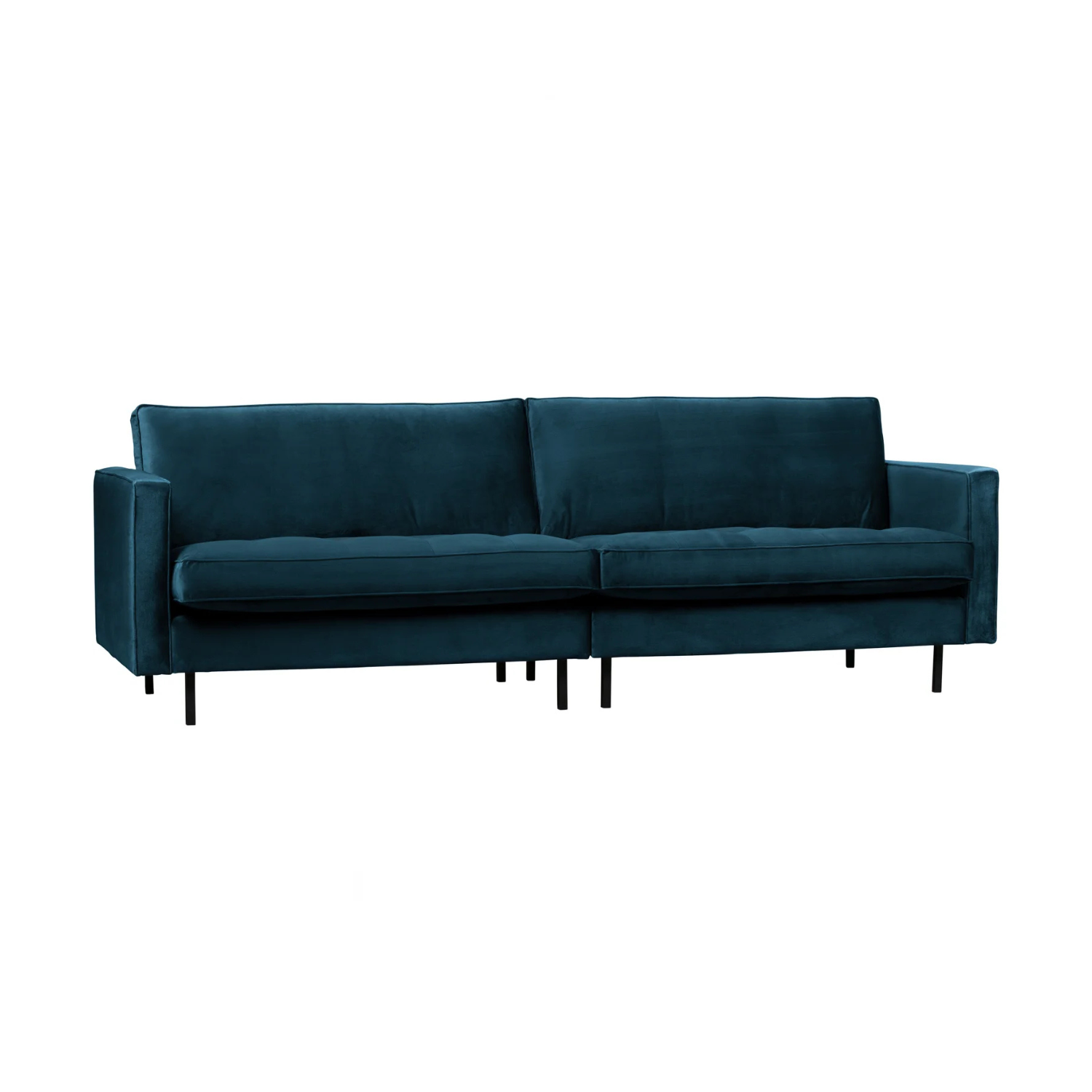 Sofa aksamitna 3-osobowa RODEO CLASSIC niebieski