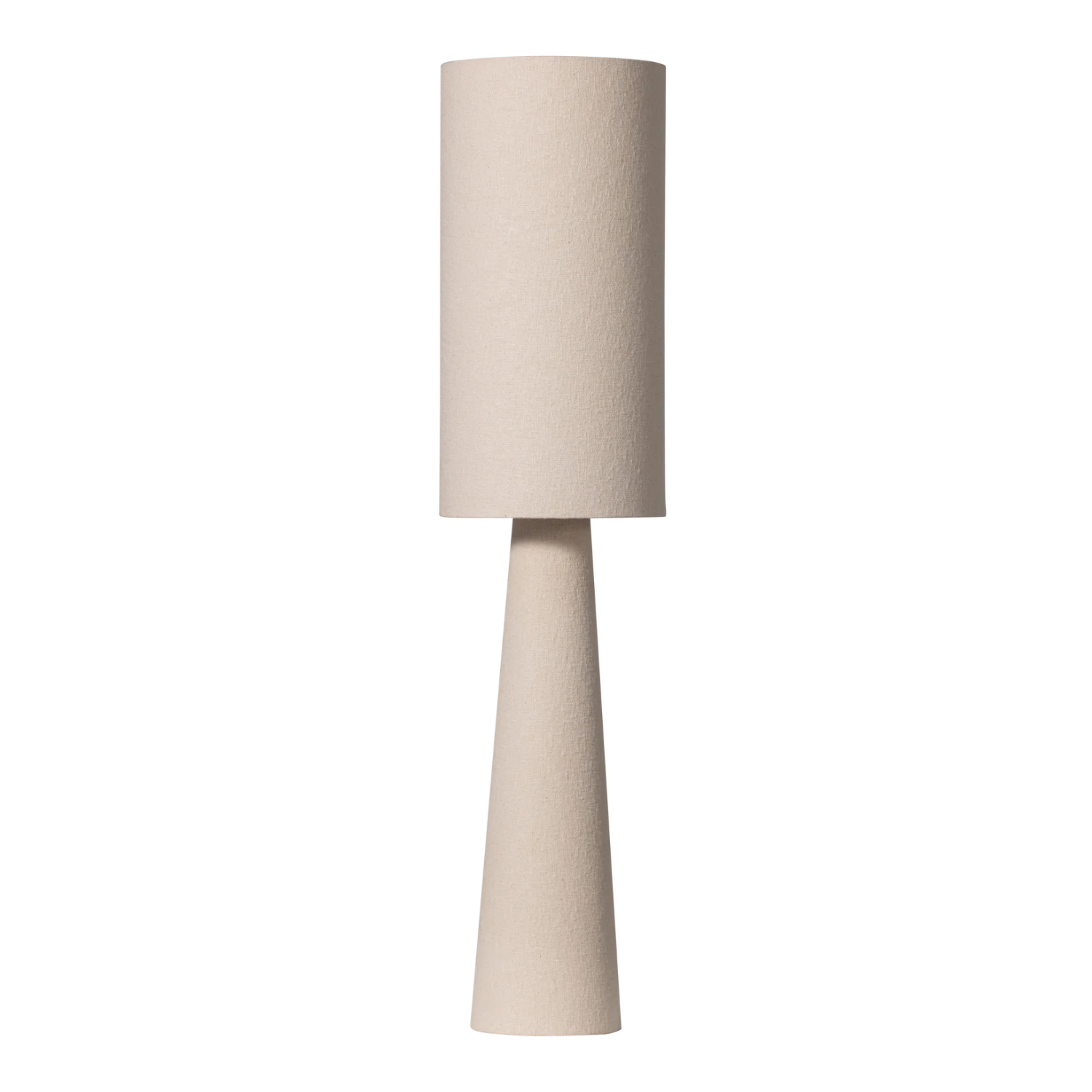 Loft floor lamp beige boucle
