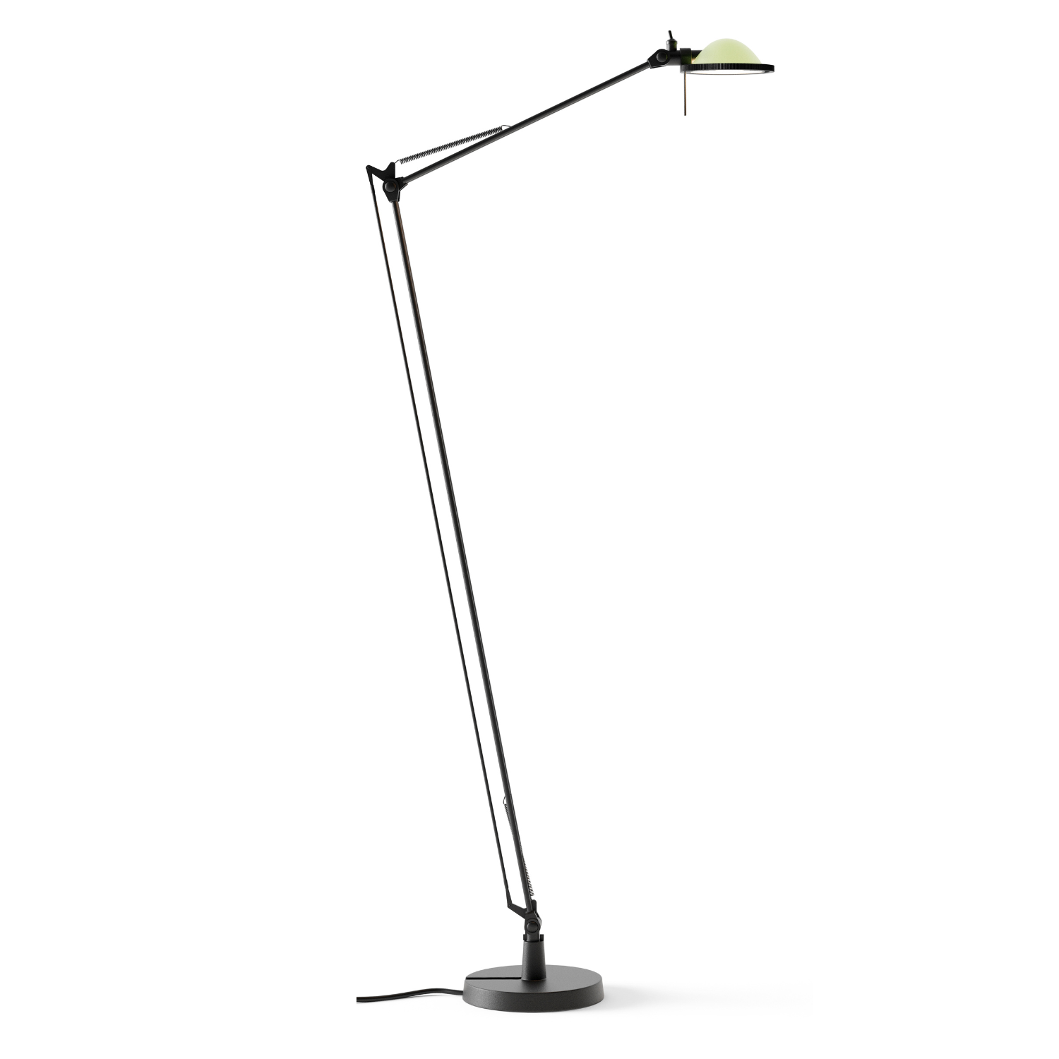 Lampa podłogowa do czytania BERENICE z czarną podstawą