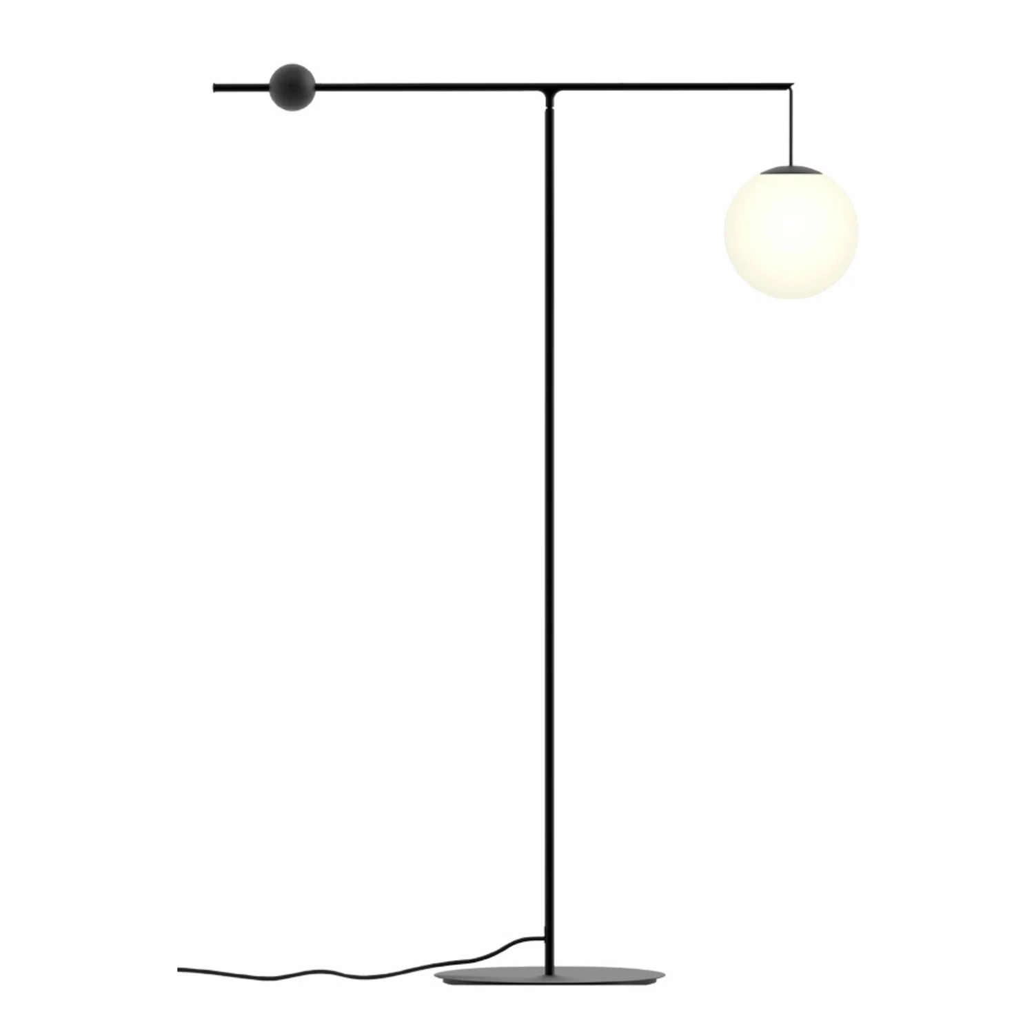 Lampa podłogowa regulowana MALAMATA czarny