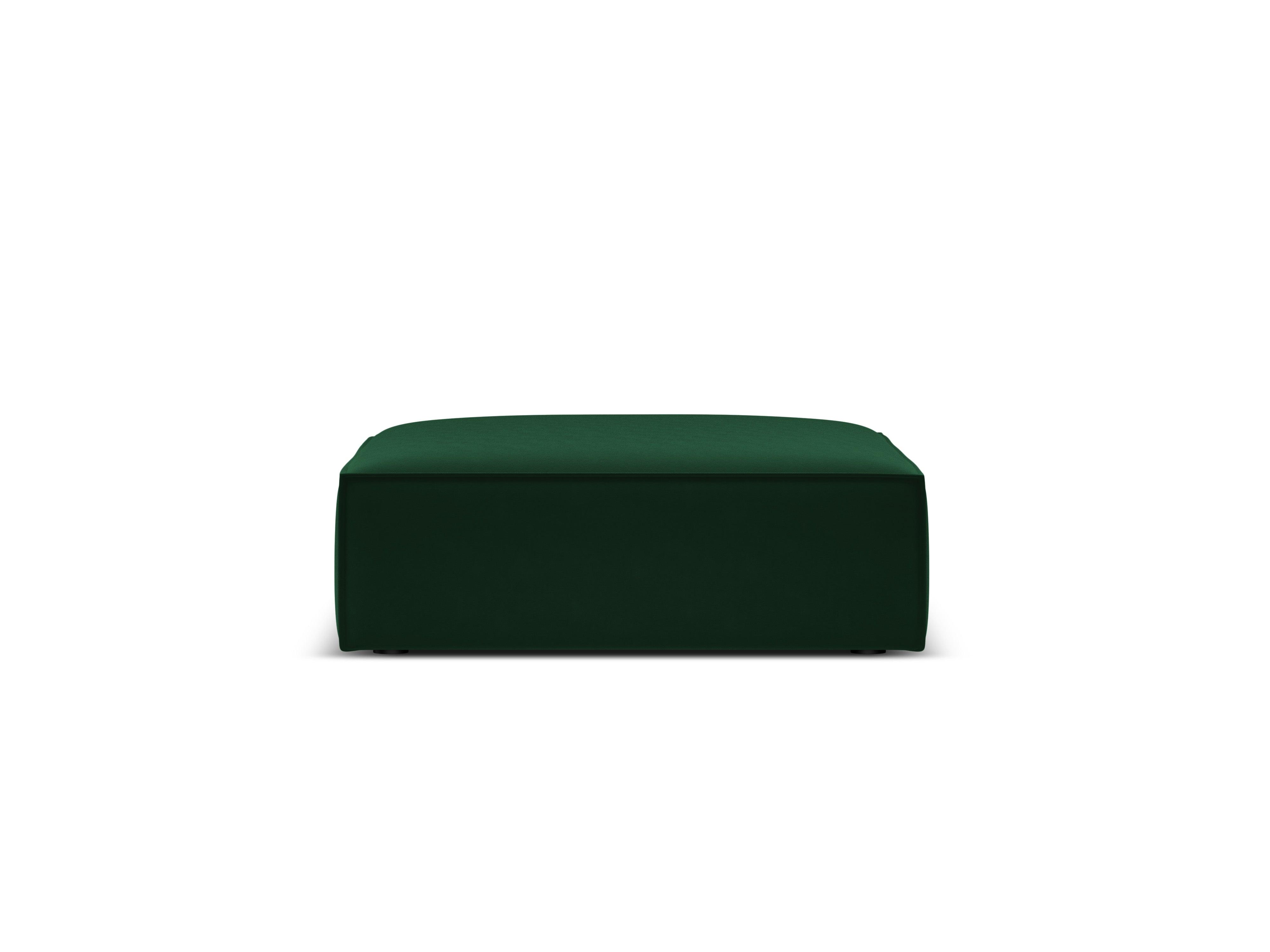 Puf aksamitny VANDA butelkowa zieleń Mazzini Sofas Eye on Design