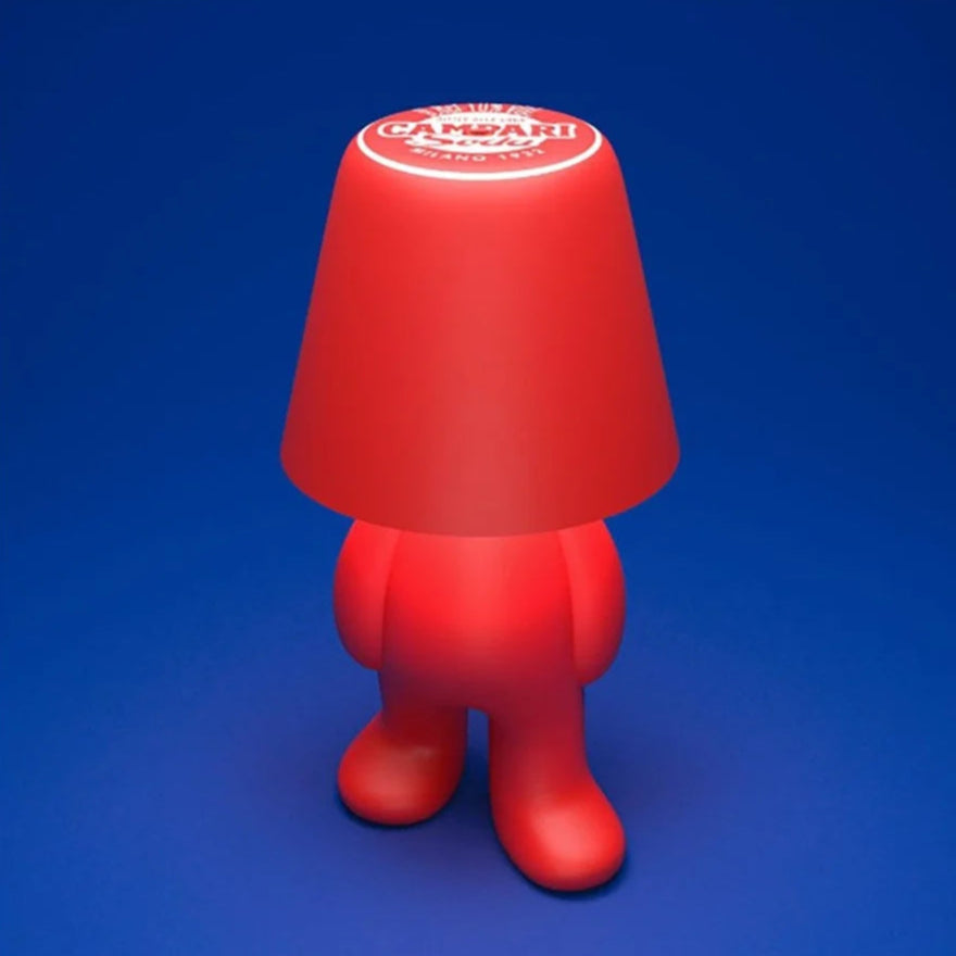 Lampa przenośna SWEET BROTHERS TOM - CAMPARI czerwony
