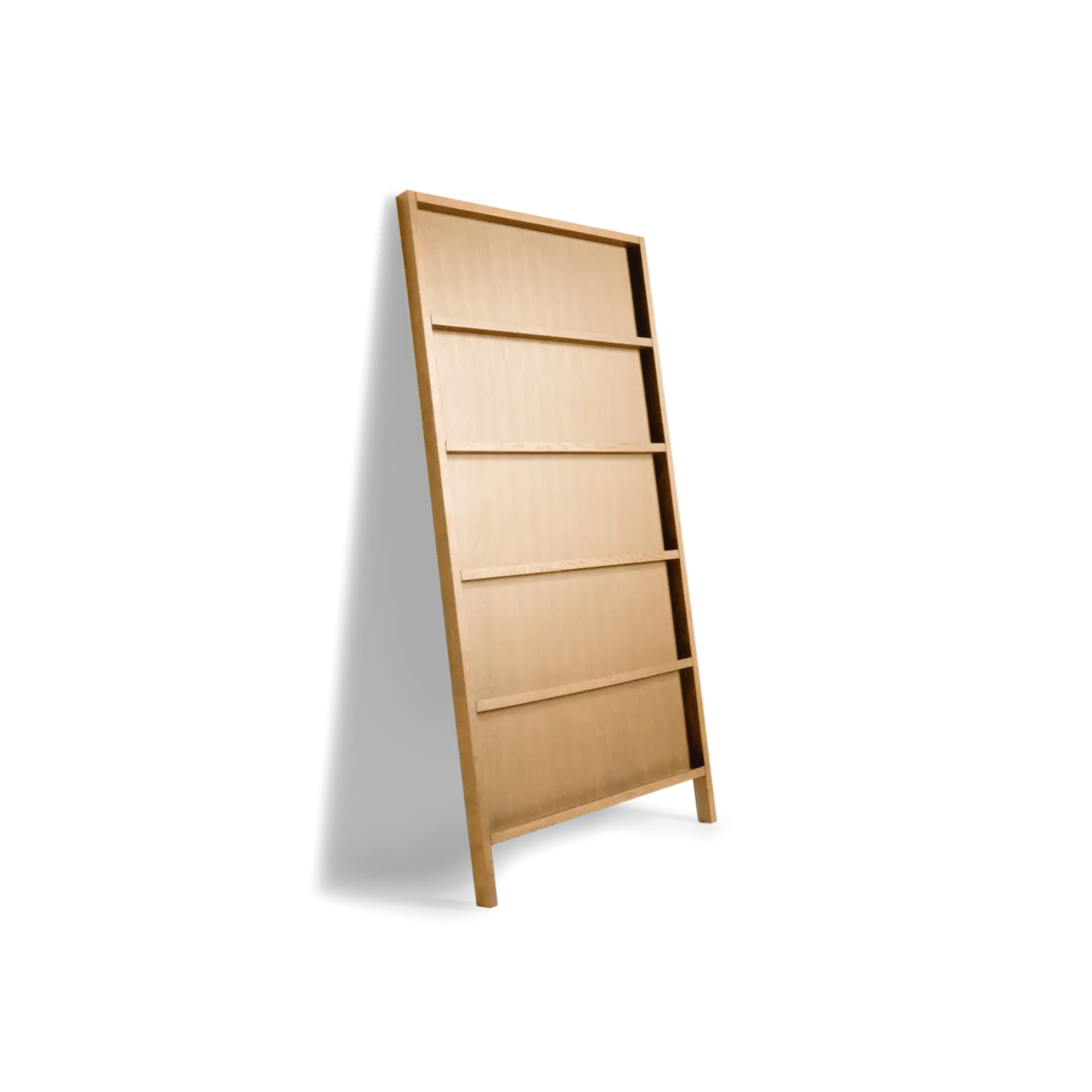 Regał OBLIQUE lity dąb naturalny olejowany Moooi 210 cm Eye on Design