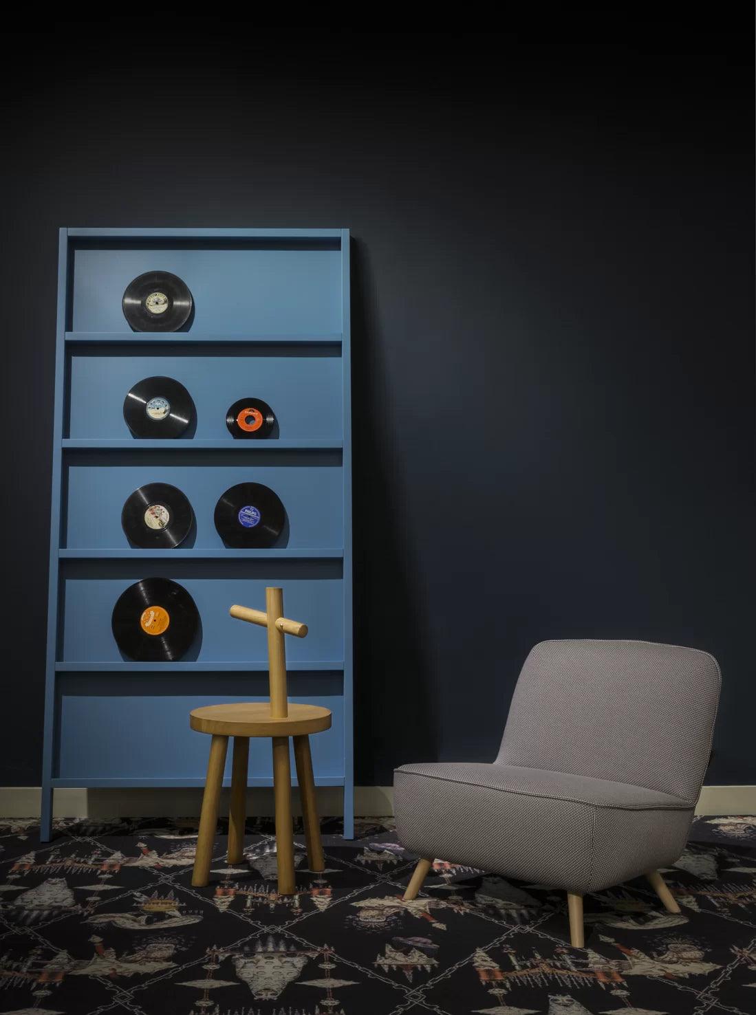 Regał OBLIQUE lity dąb naturalny wenge Moooi Eye on Design