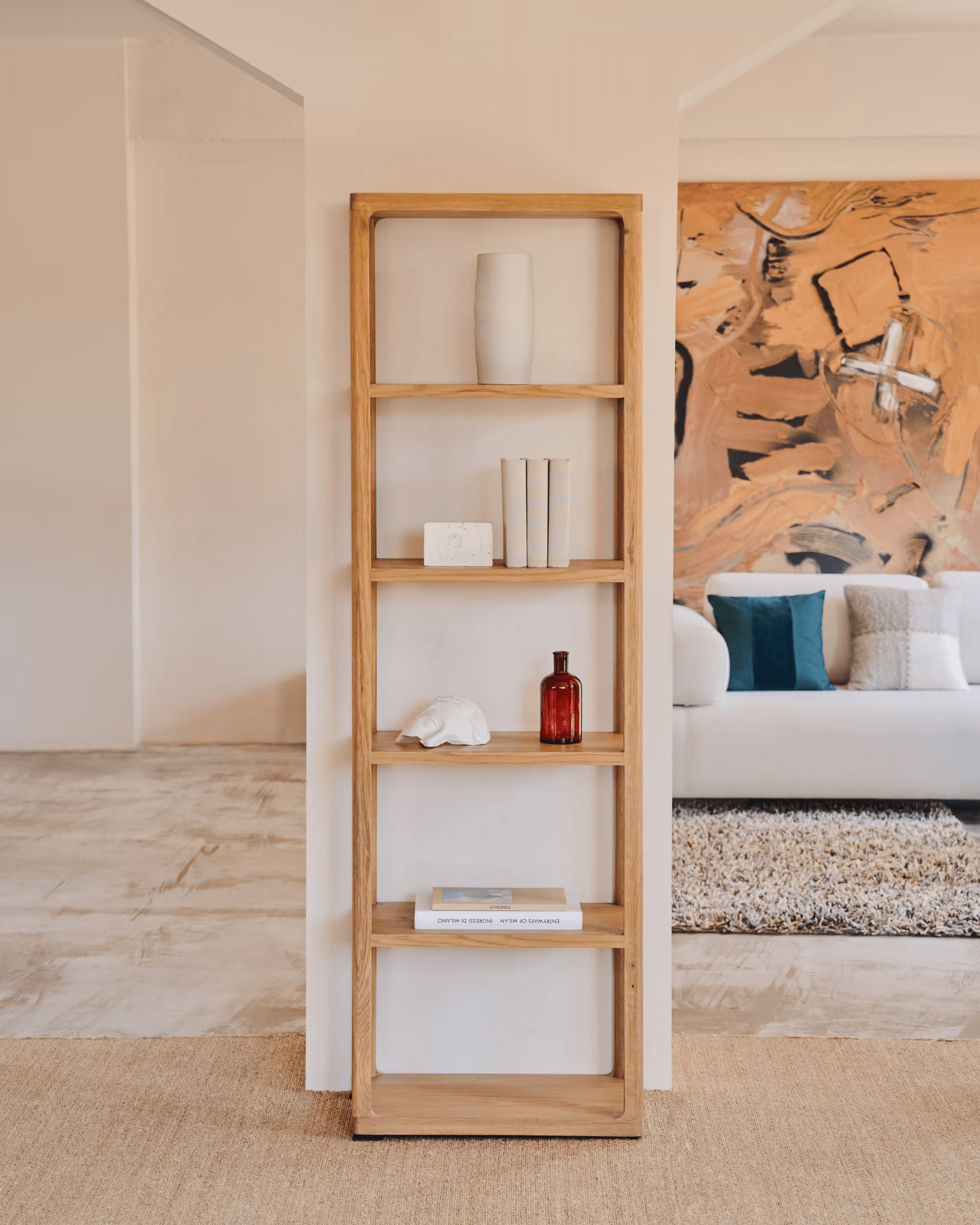 Regał wysoki MAYMAI drewno dębowe La Forma Eye on Design
