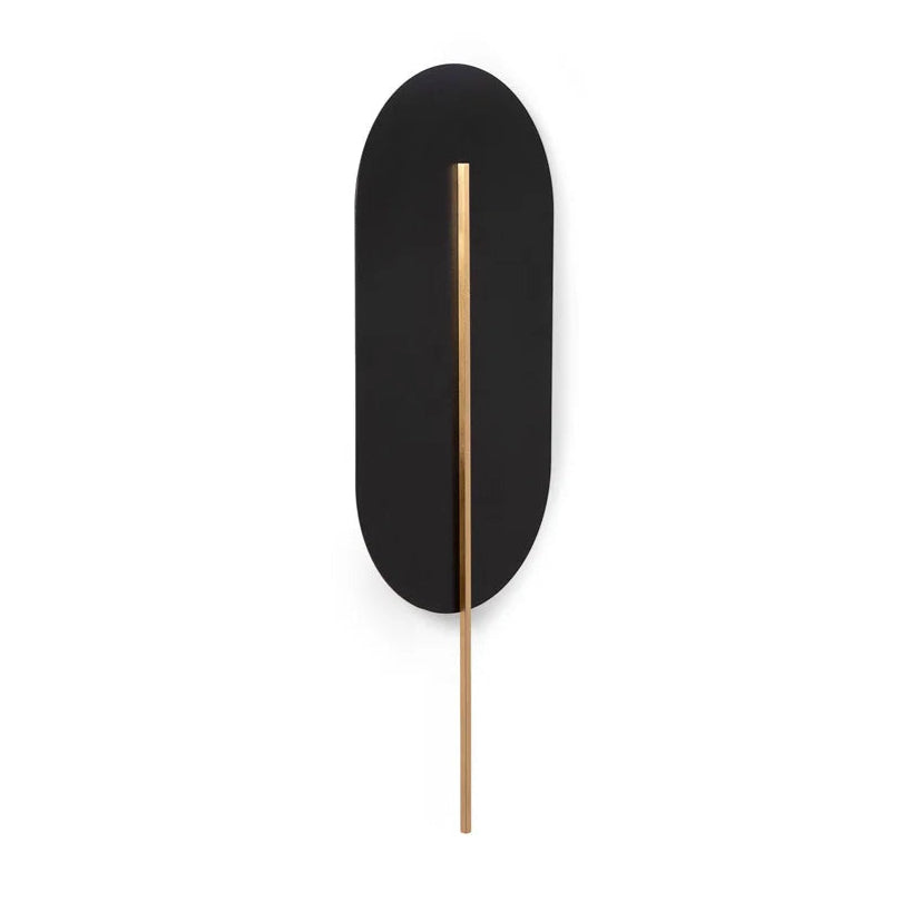 ROKKE schwarze Wandleuchte