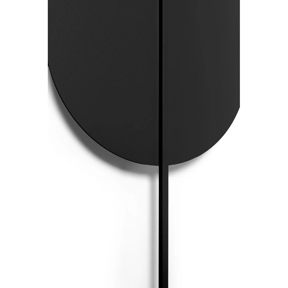 ROKKE schwarze Wandleuchte