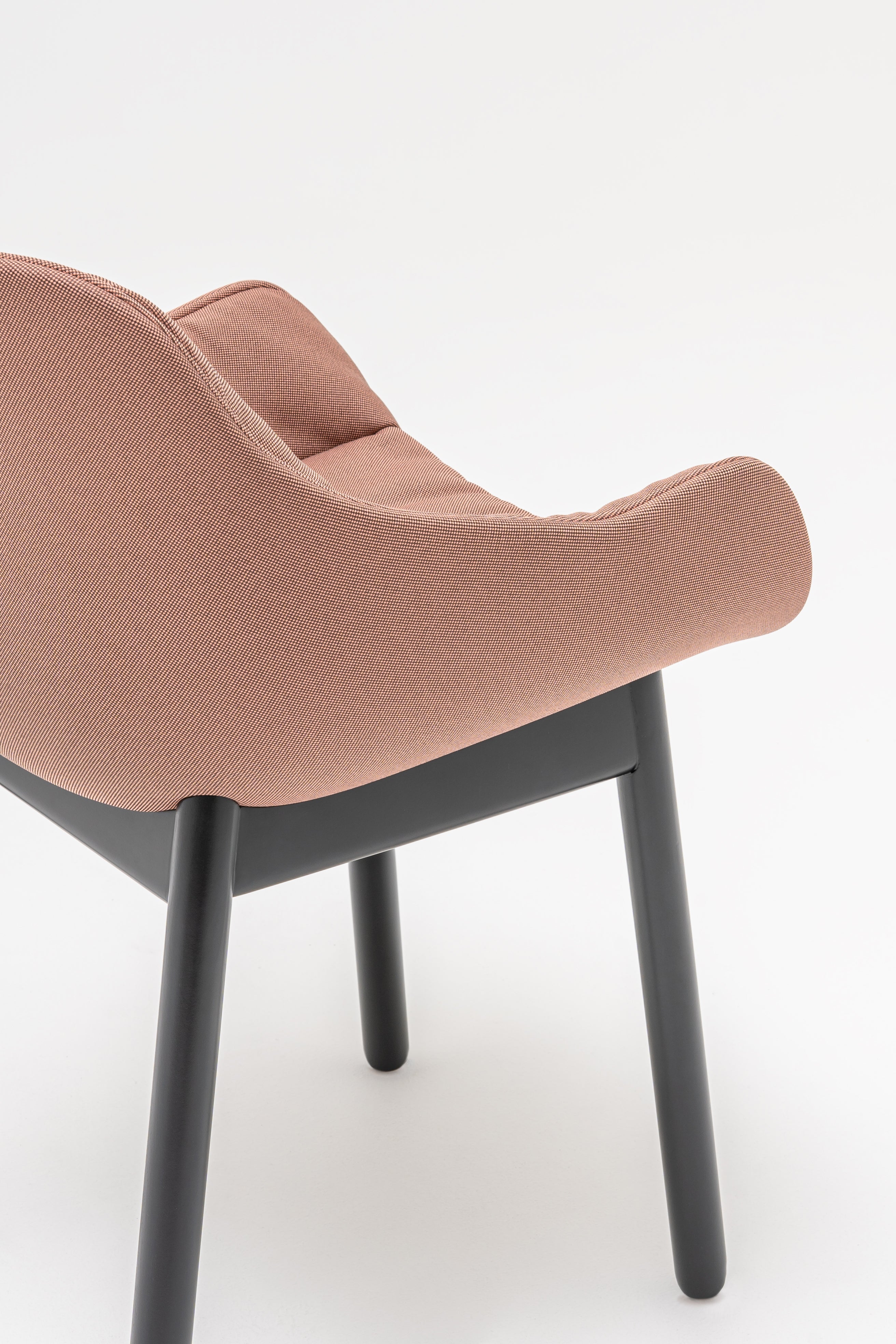 Krzesło BALTIC SOFT DUO drewniana podstawa