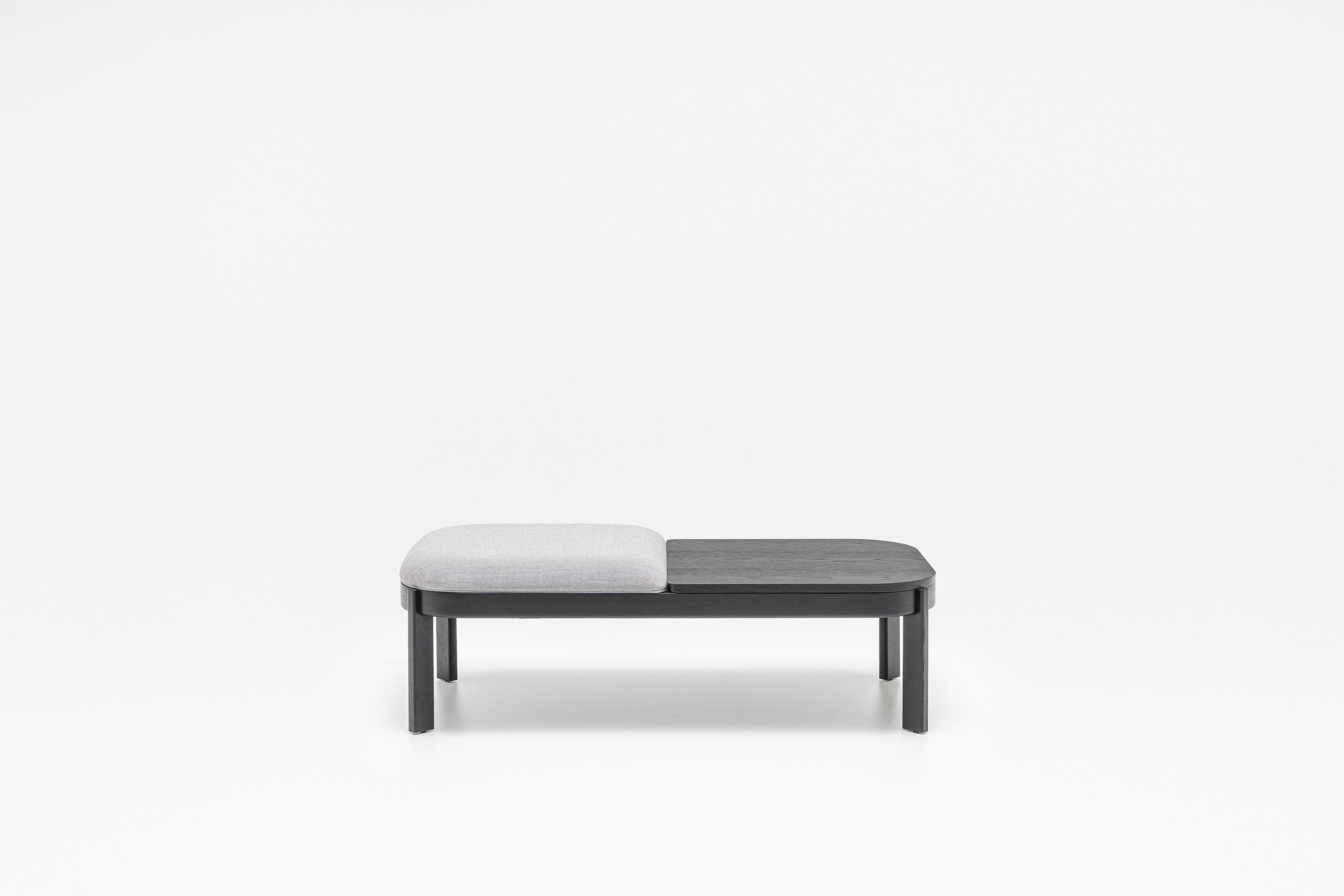 Upholstered ramp wooden base