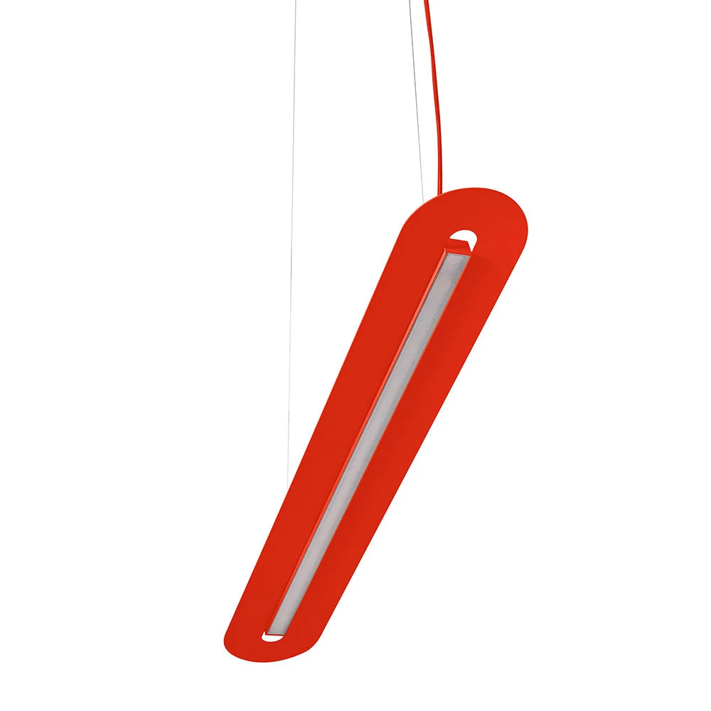 Lampa wisząca SENKEI czerwono-pomarańczowy