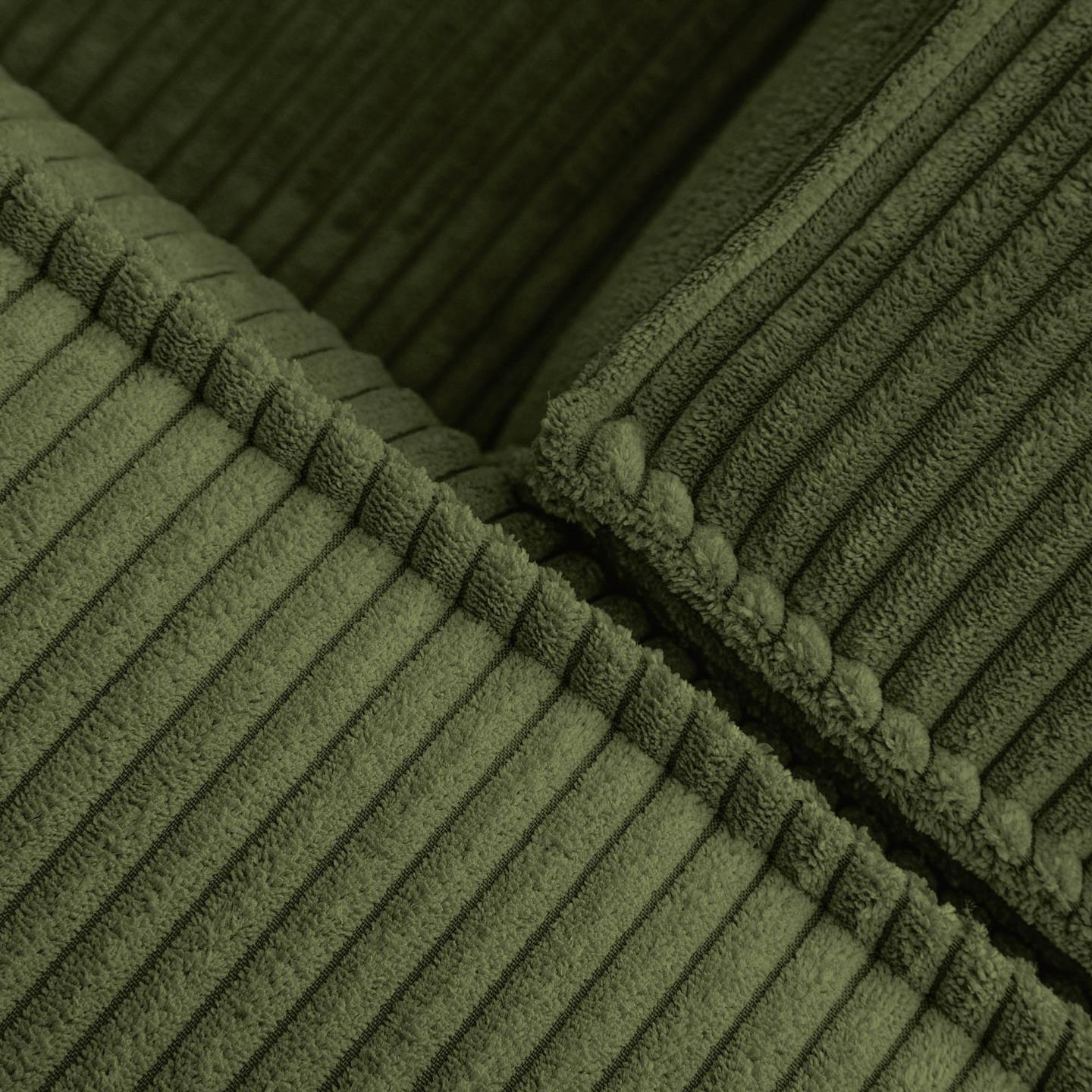 Sofa 2-osobowa BLOK zielony sztruks La Forma Eye on Design