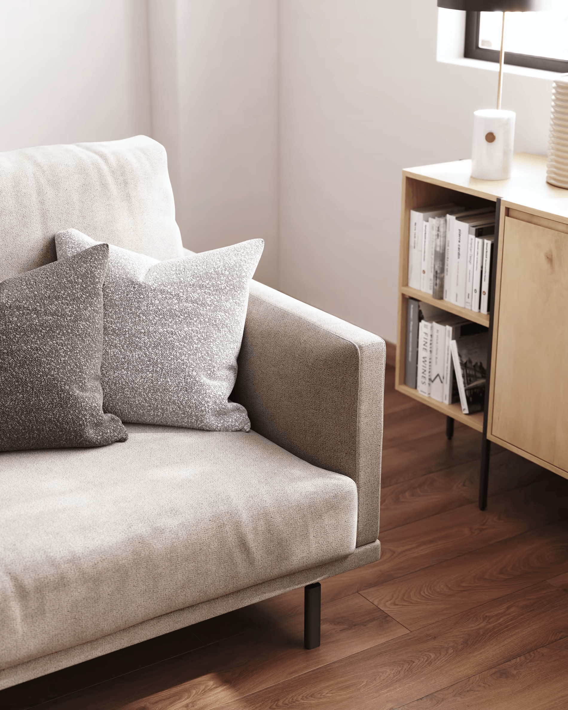Sofa 2-osobowa GALENE beżowy La Forma Eye on Design