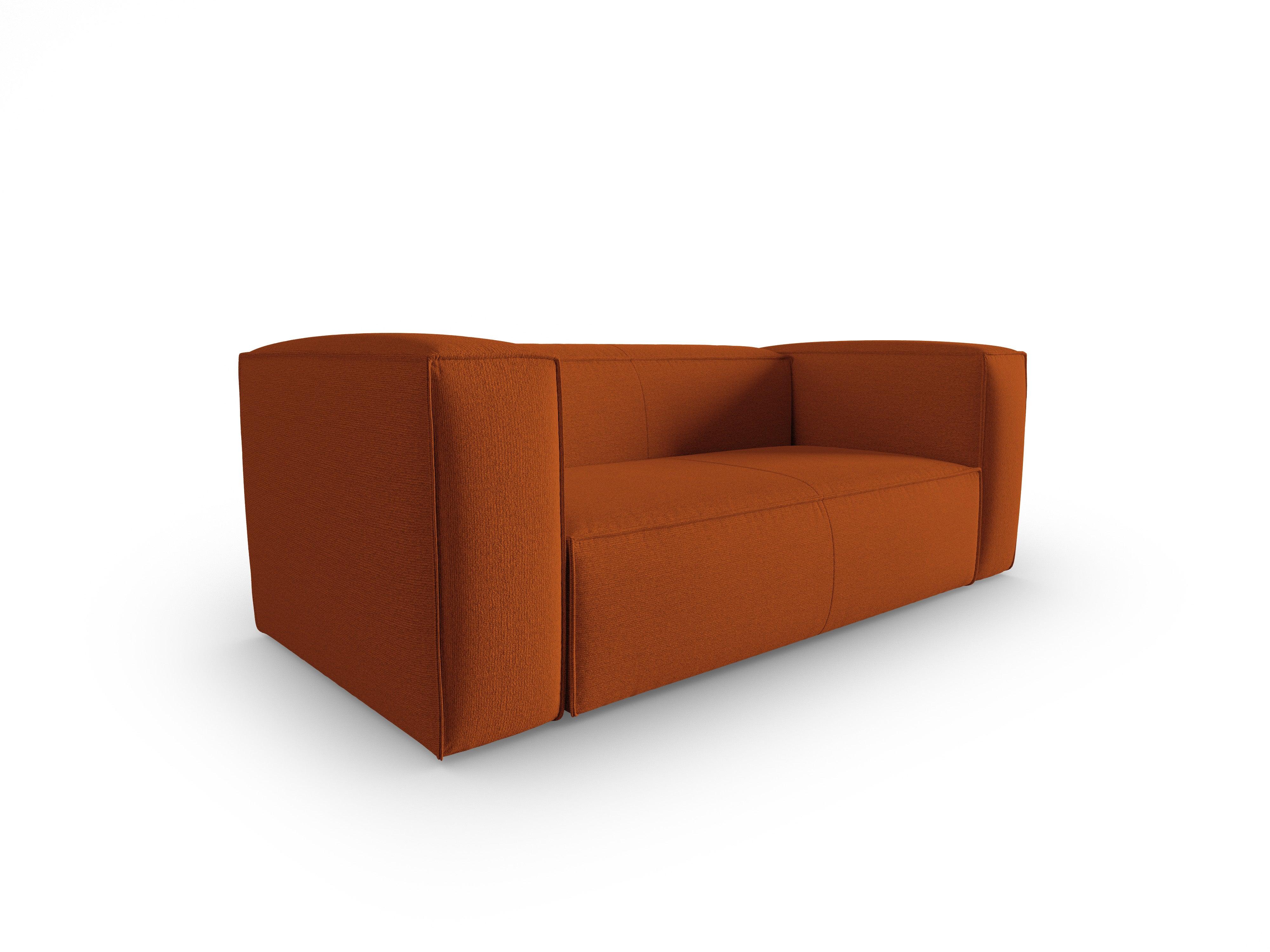 Sofa 2-osobowa MACKAY terracotta boucle Cosmopolitan Design Eye on Design