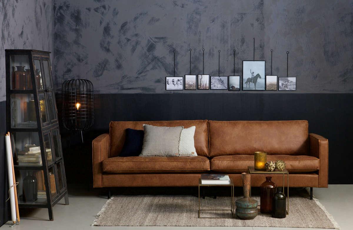 Sofa aksamitna 2,5-osobowa RODEO khaki