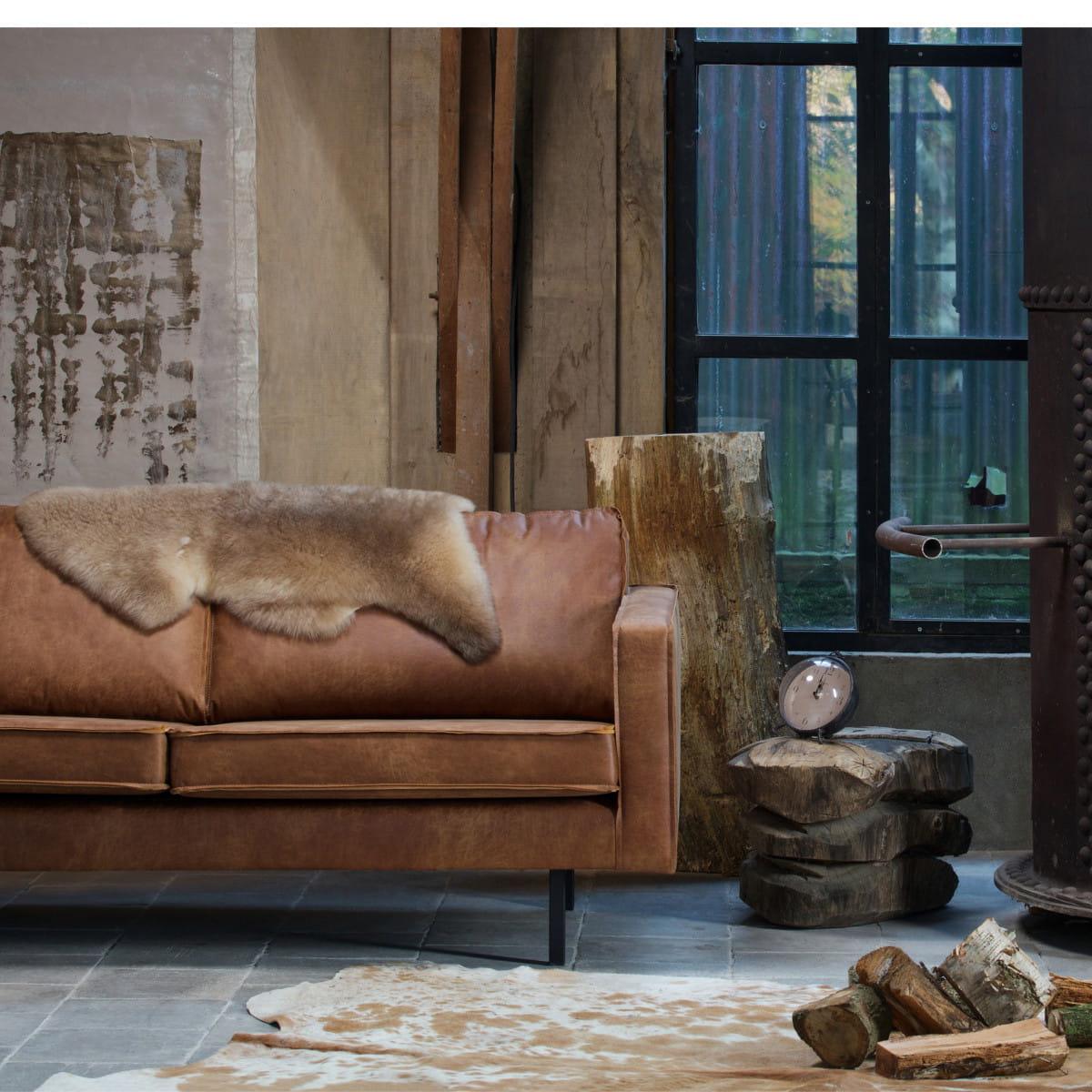 Sofa aksamitna 2,5-osobowa RODEO khaki