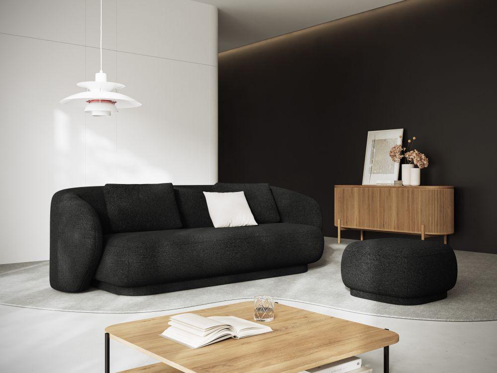 Sofa 3-osobowa aksamitna CAMDEN jasnobeżowy Cosmopolitan Design Eye on Design