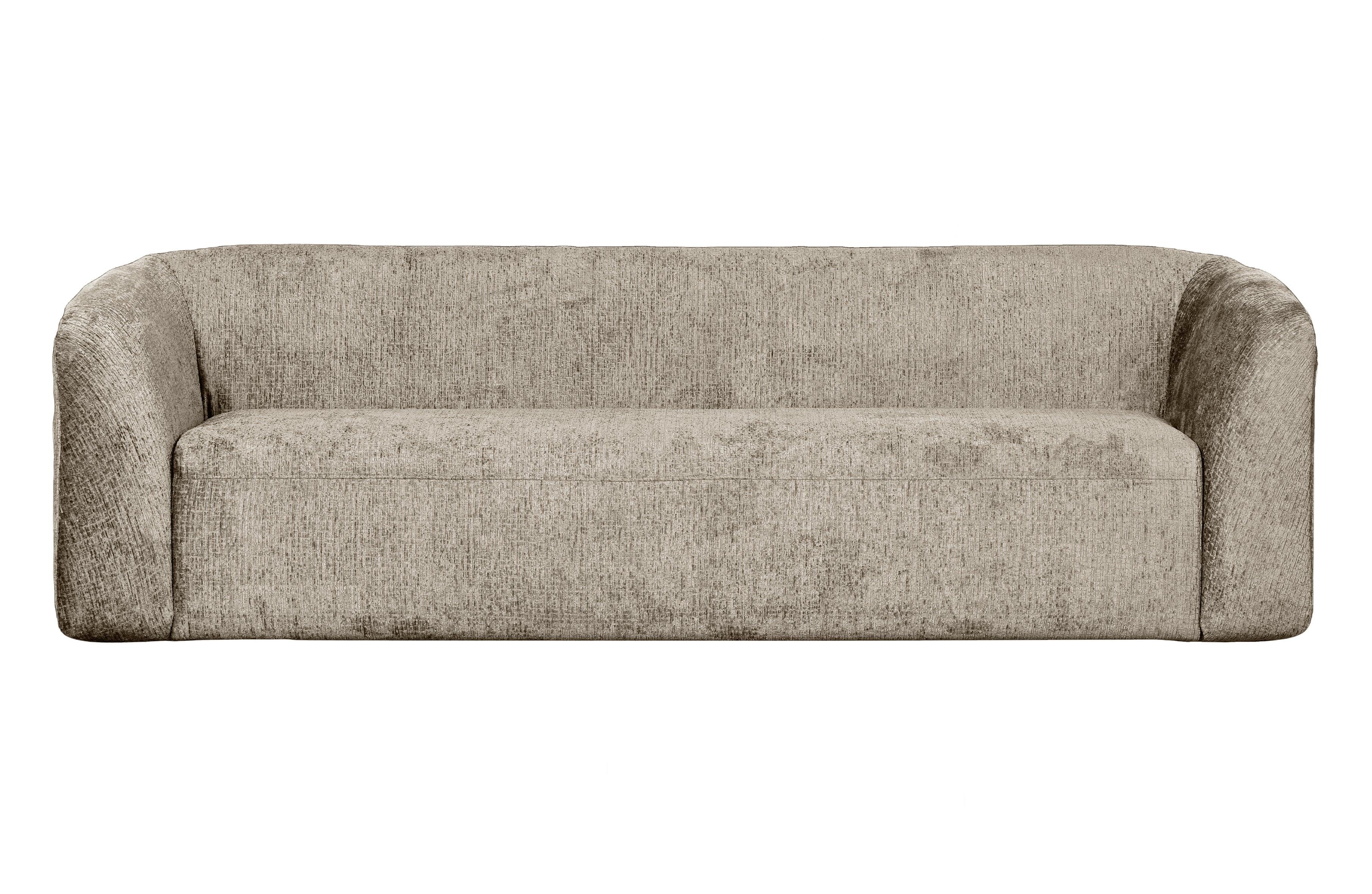 Sofa 3-osobowa aksamitna SLOPING beżowy Be Pure Eye on Design