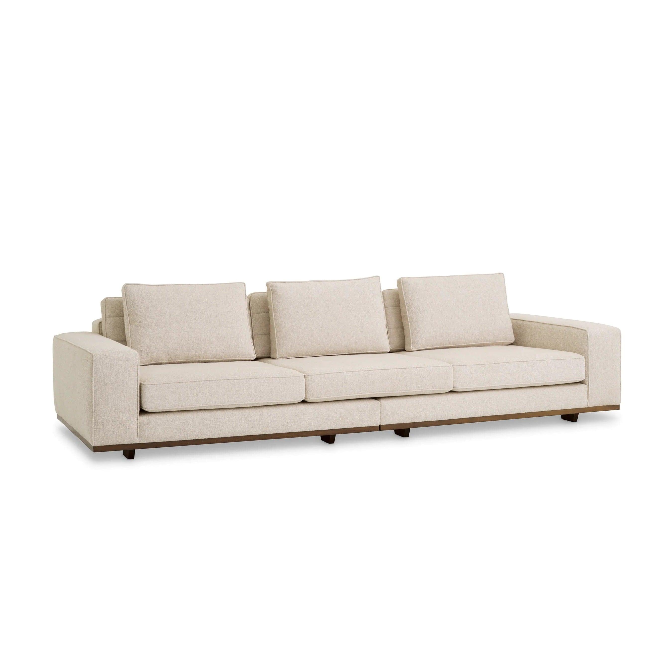 Sofa 3-osobowa AURORA beżowy Eichholtz Eye on Design
