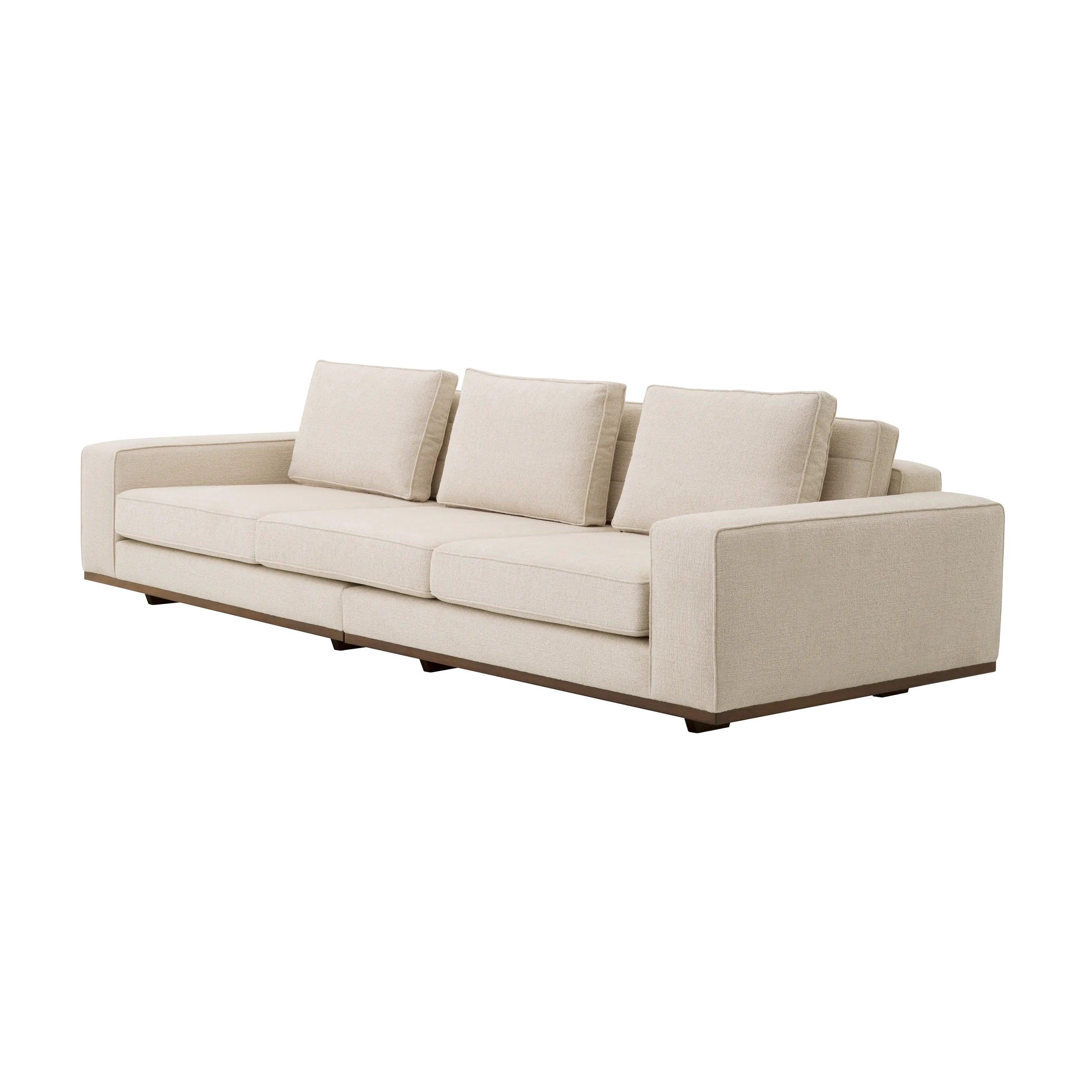 Sofa 3-osobowa AURORA beżowy Eichholtz Eye on Design