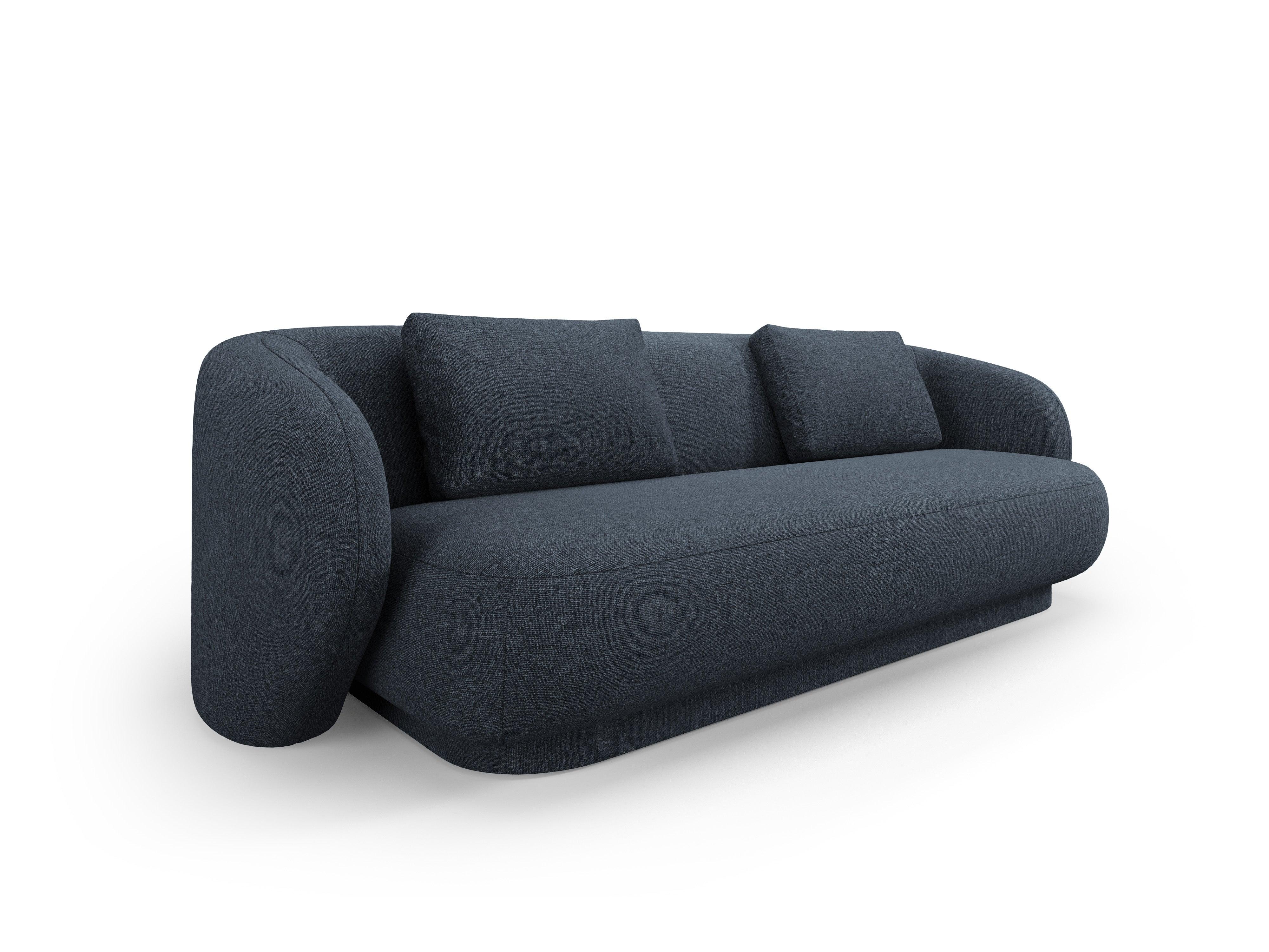 Sofa 3-osobowa CAMDEN niebieski szenil Cosmopolitan Design Eye on Design