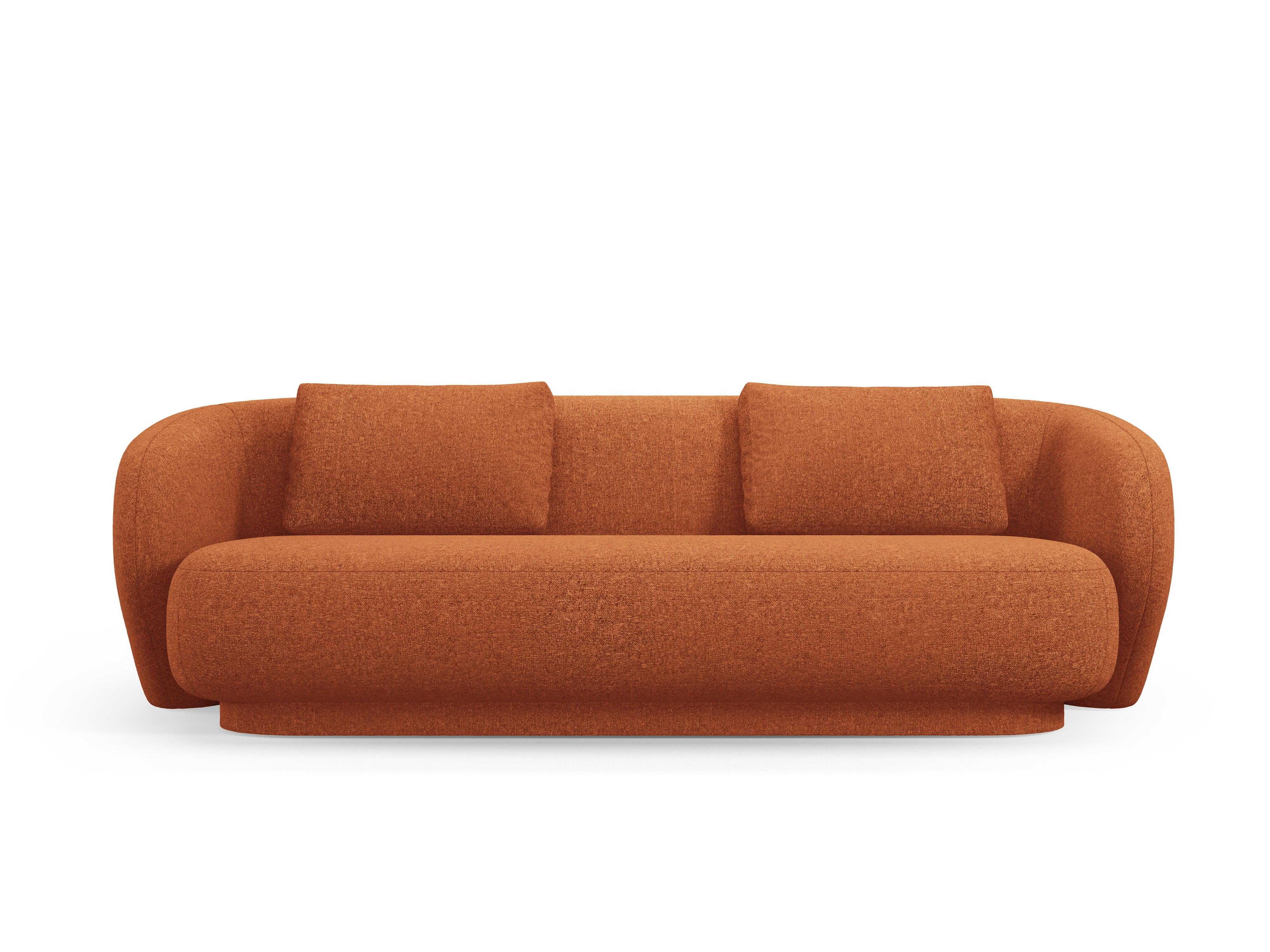Sofa 3-osobowa CAMDEN terracotta szenil Cosmopolitan Design Eye on Design