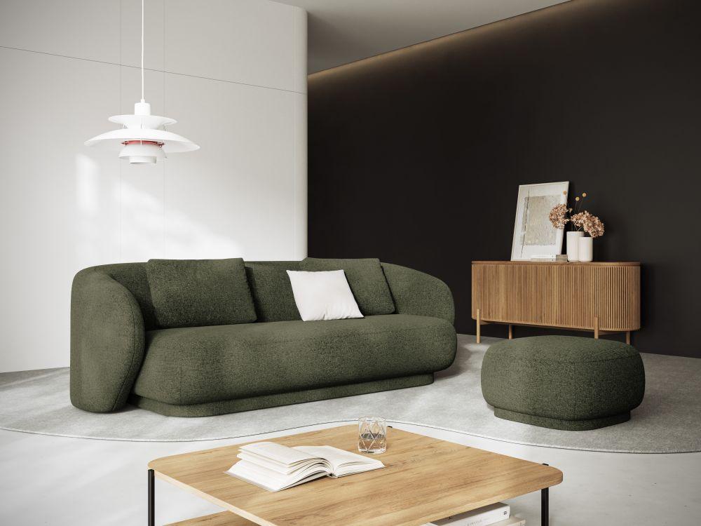Sofa 3-osobowa CAMDEN zielony szenil Cosmopolitan Design Eye on Design