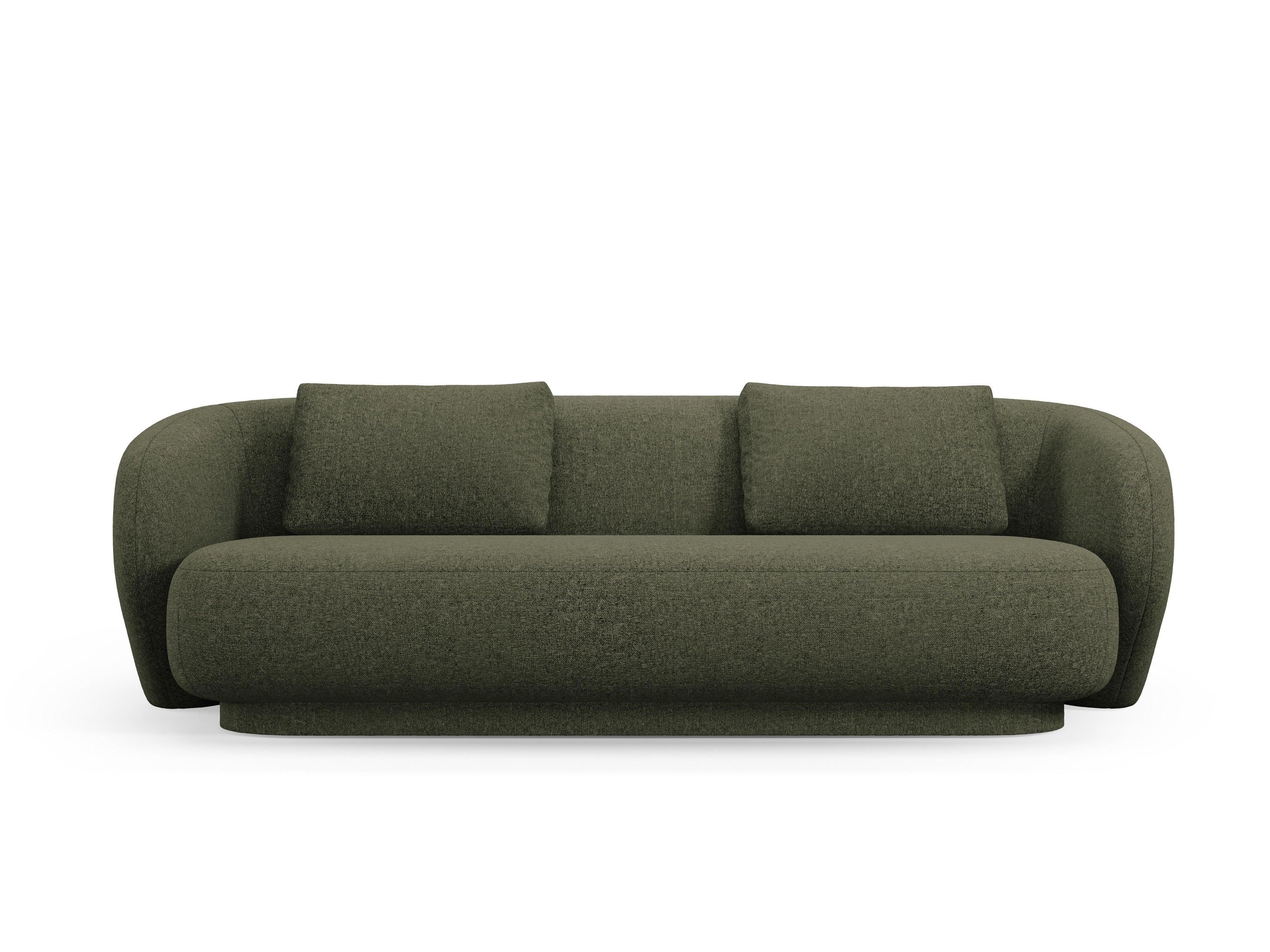 Sofa 3-osobowa CAMDEN zielony szenil Cosmopolitan Design Eye on Design
