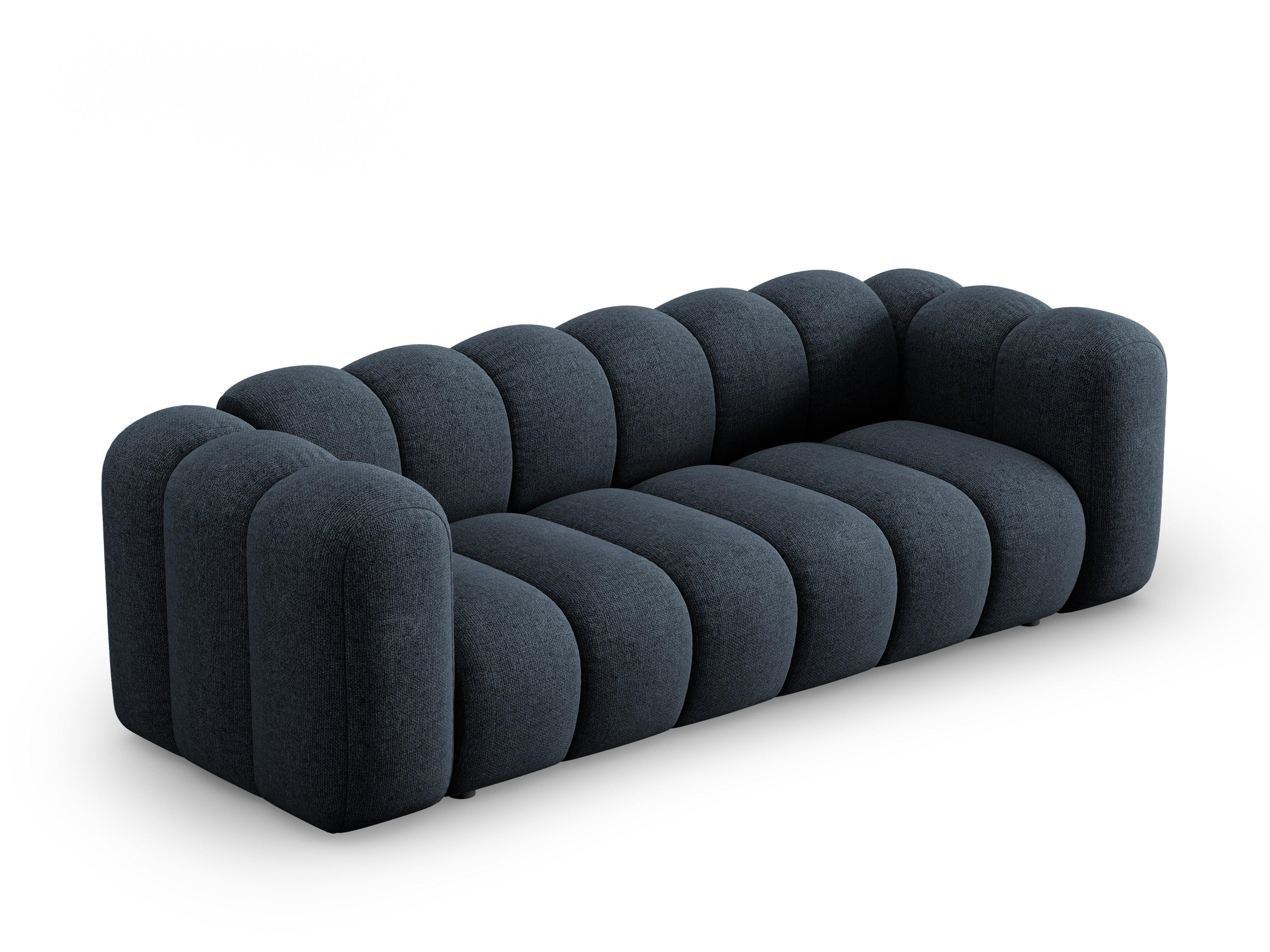Sofa 3-osobowa SKYLER granatowy szenil Interieurs 86 Eye on Design