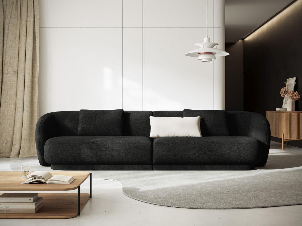 Sofa 4-osobowa aksamitna CAMDEN beżowy Cosmopolitan Design Eye on Design