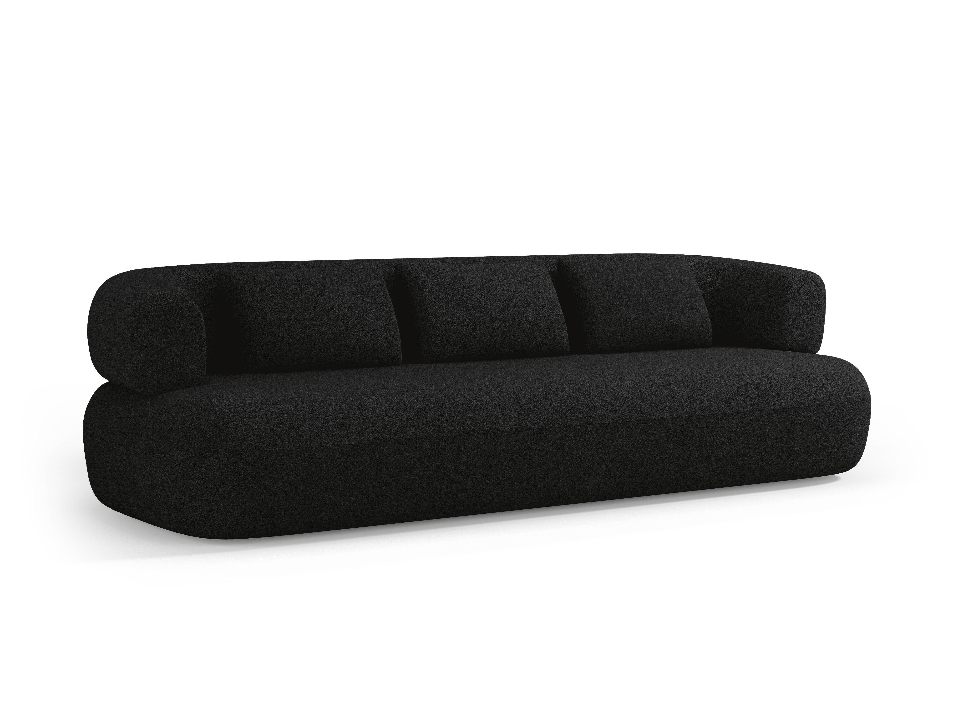Sofa 4-osobowa ALDRIN czarny boucle Windsor & Co Eye on Design