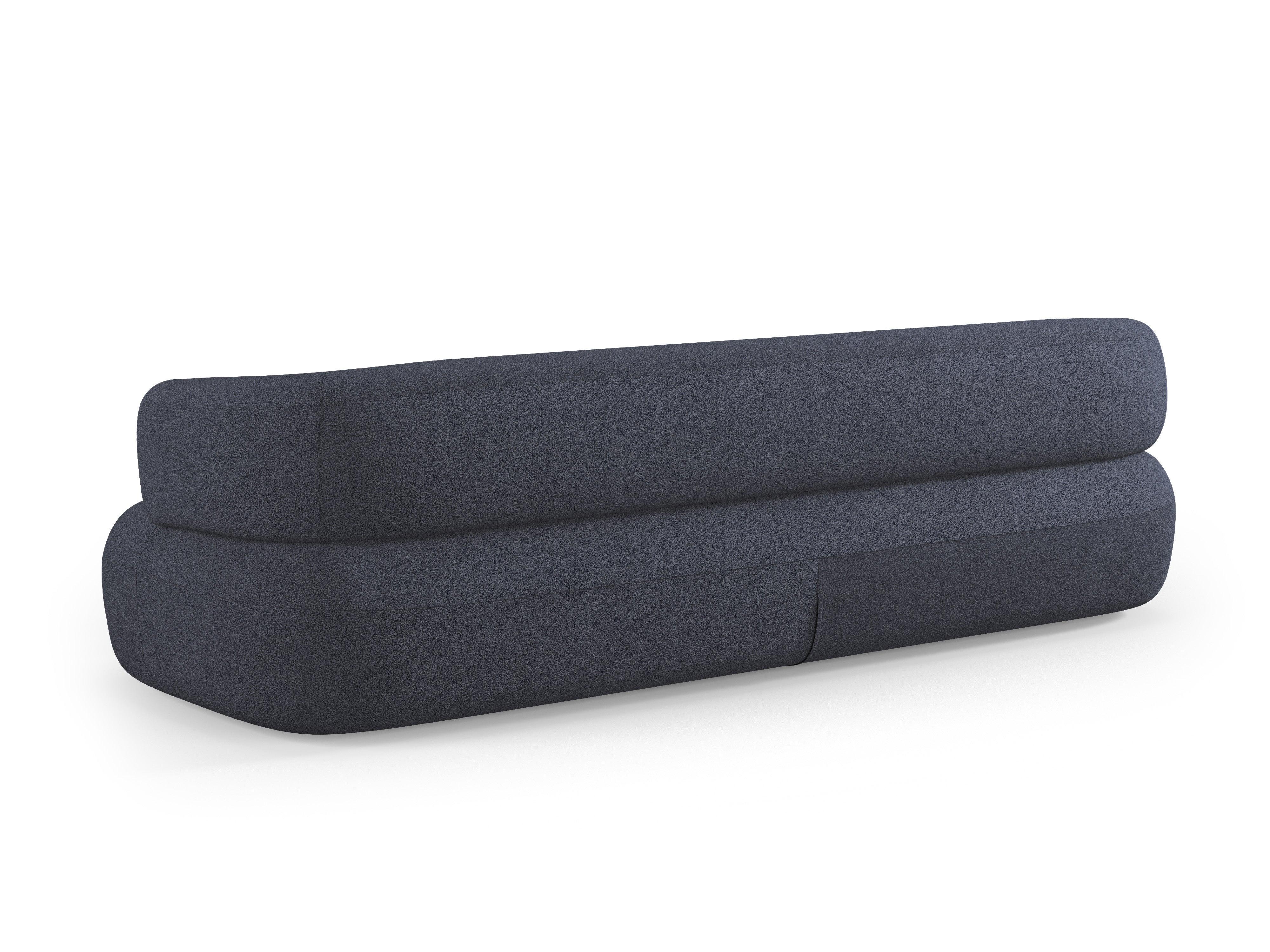 Sofa 4-osobowa ALDRIN granatowy boucle Windsor & Co Eye on Design