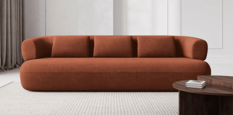 Sofa 4-osobowa ALDRIN jasnobrązowy boucle Windsor & Co Eye on Design