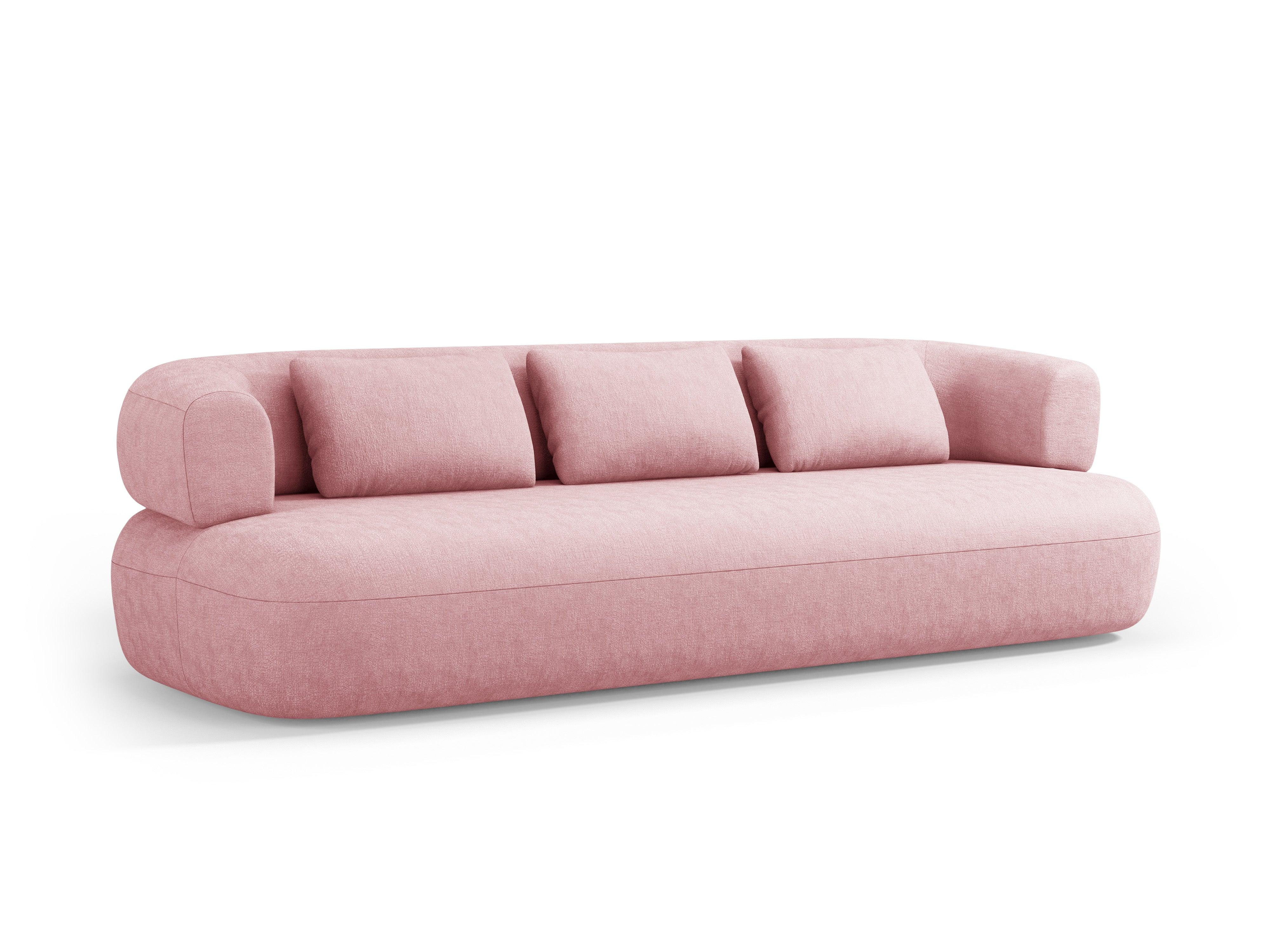 Sofa 4-osobowa ALDRIN różowy szenil Windsor & Co Eye on Design